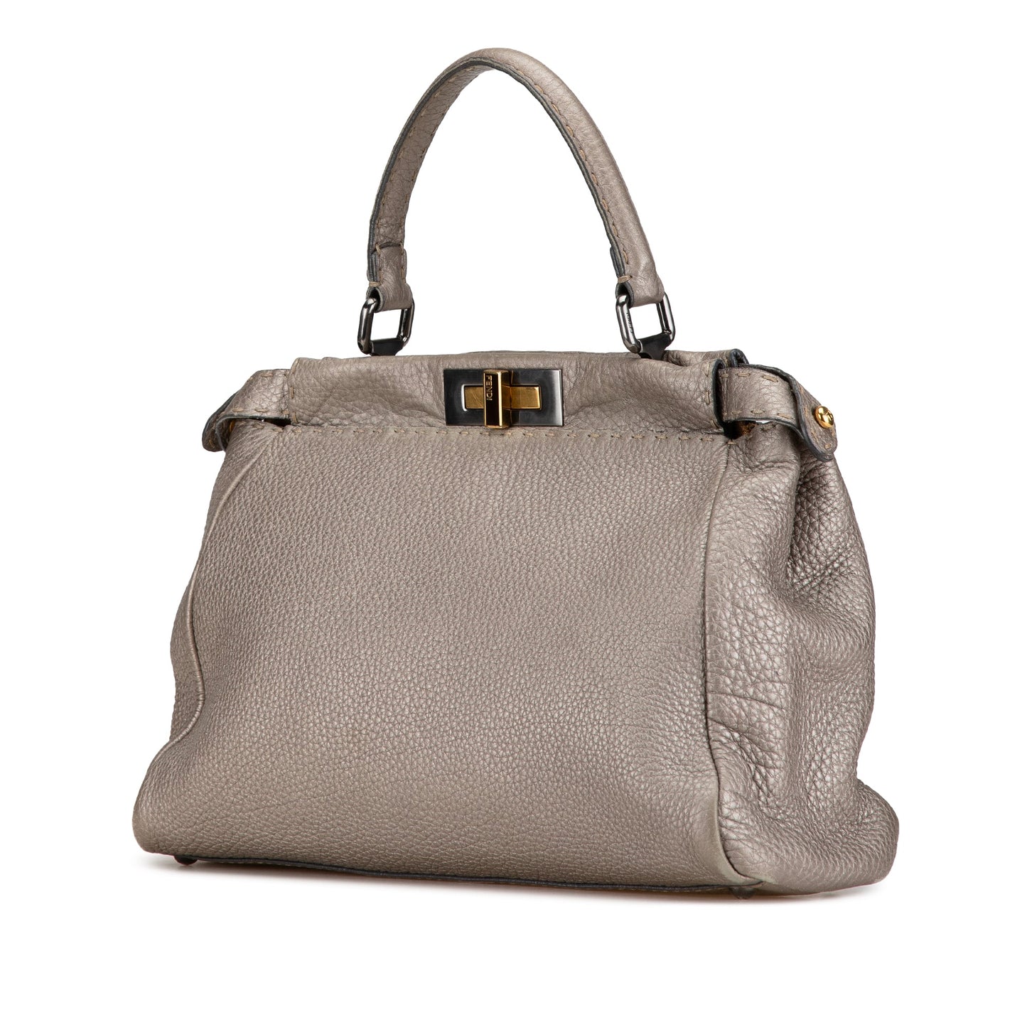 Fendi Medium Selleria Peekaboo Silver