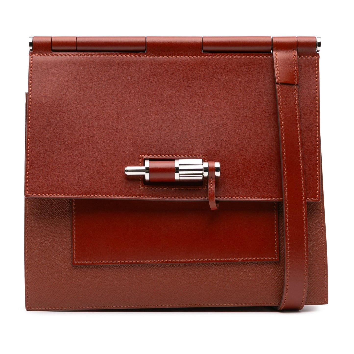 Hermès Epsom Swift Sacabar 24 Red