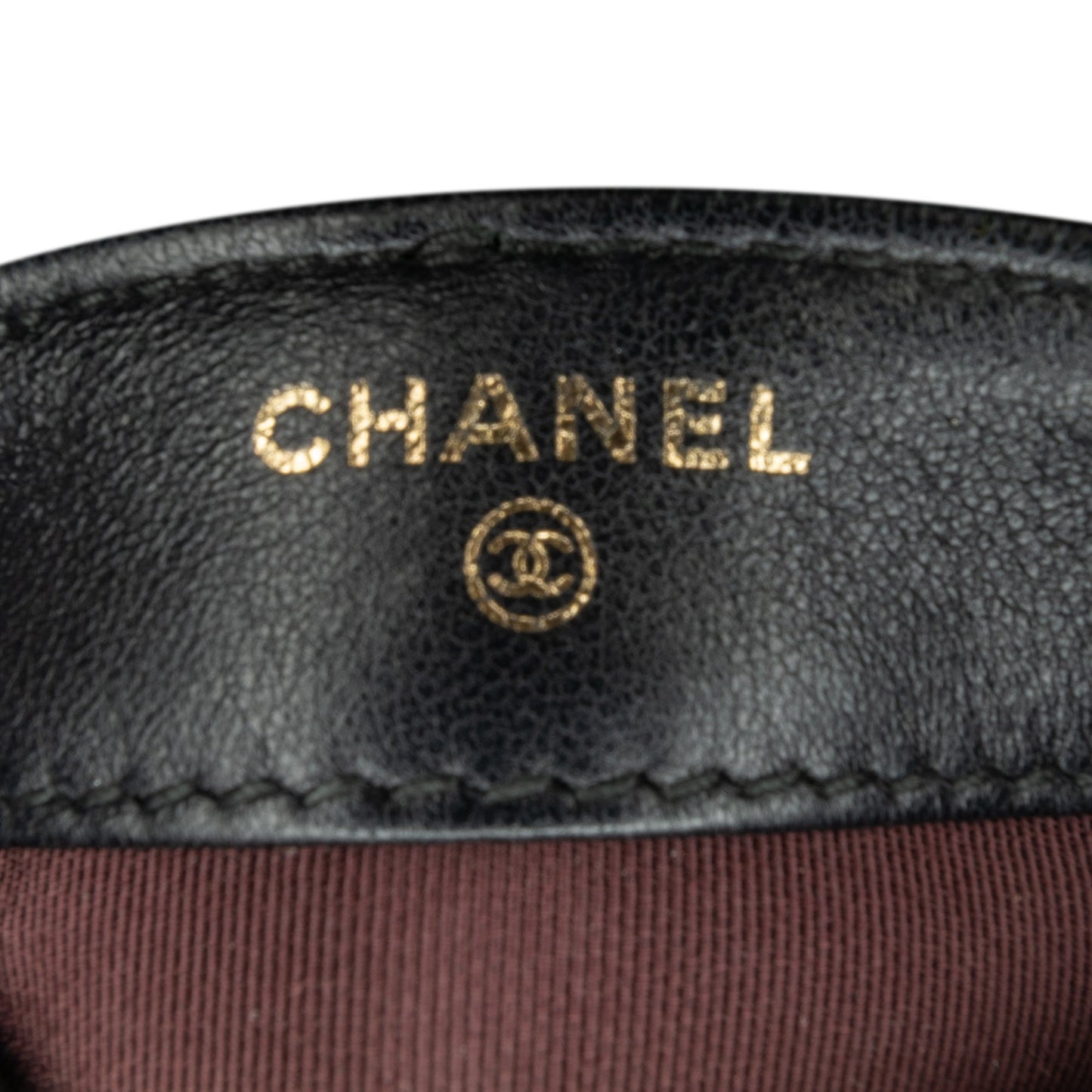 Chanel Lambskin Tech Me Out Clutch With Chain Black