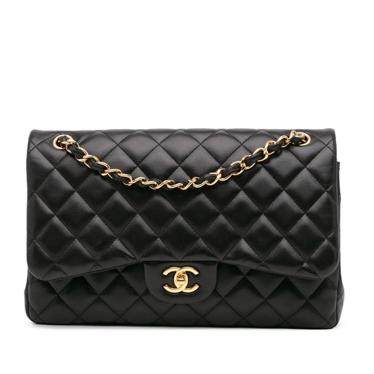 Chanel Jumbo Classic Lambskin Double Flap Black