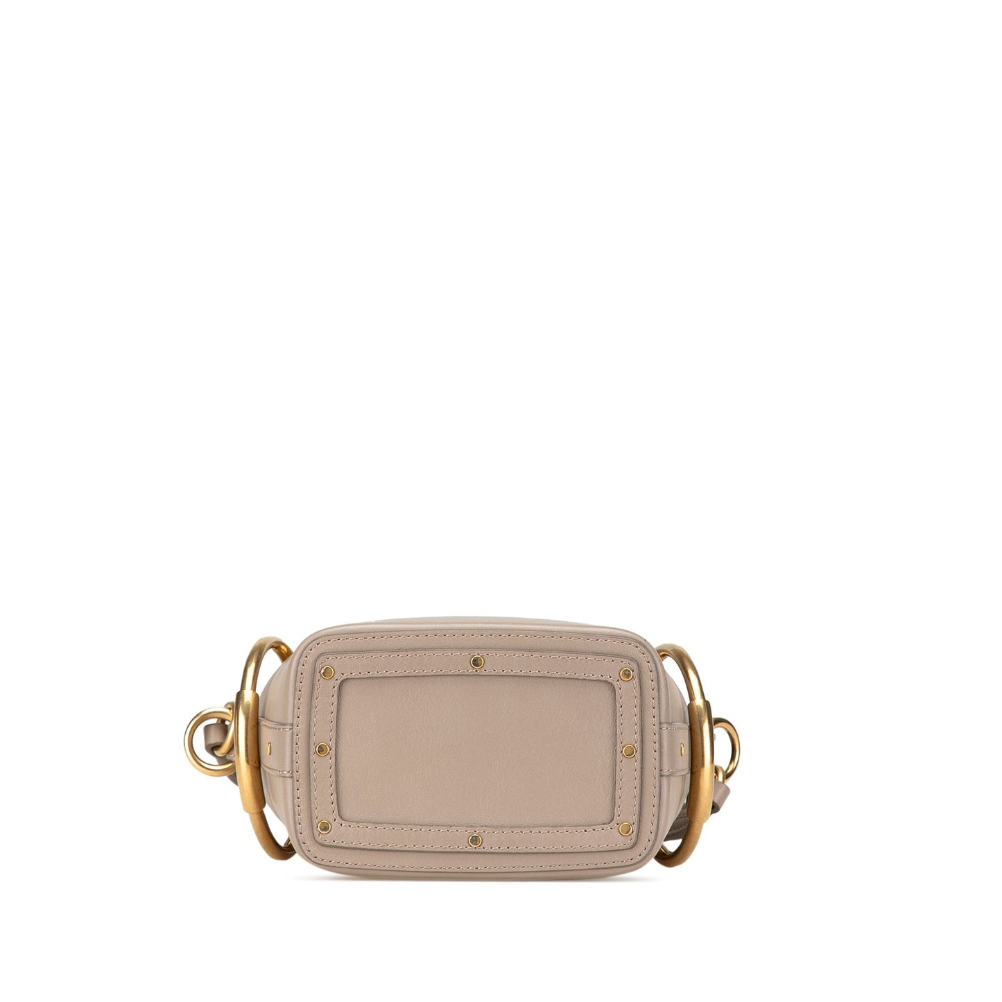 Chloé Mini Calfskin Roy Bucket Bag Brown