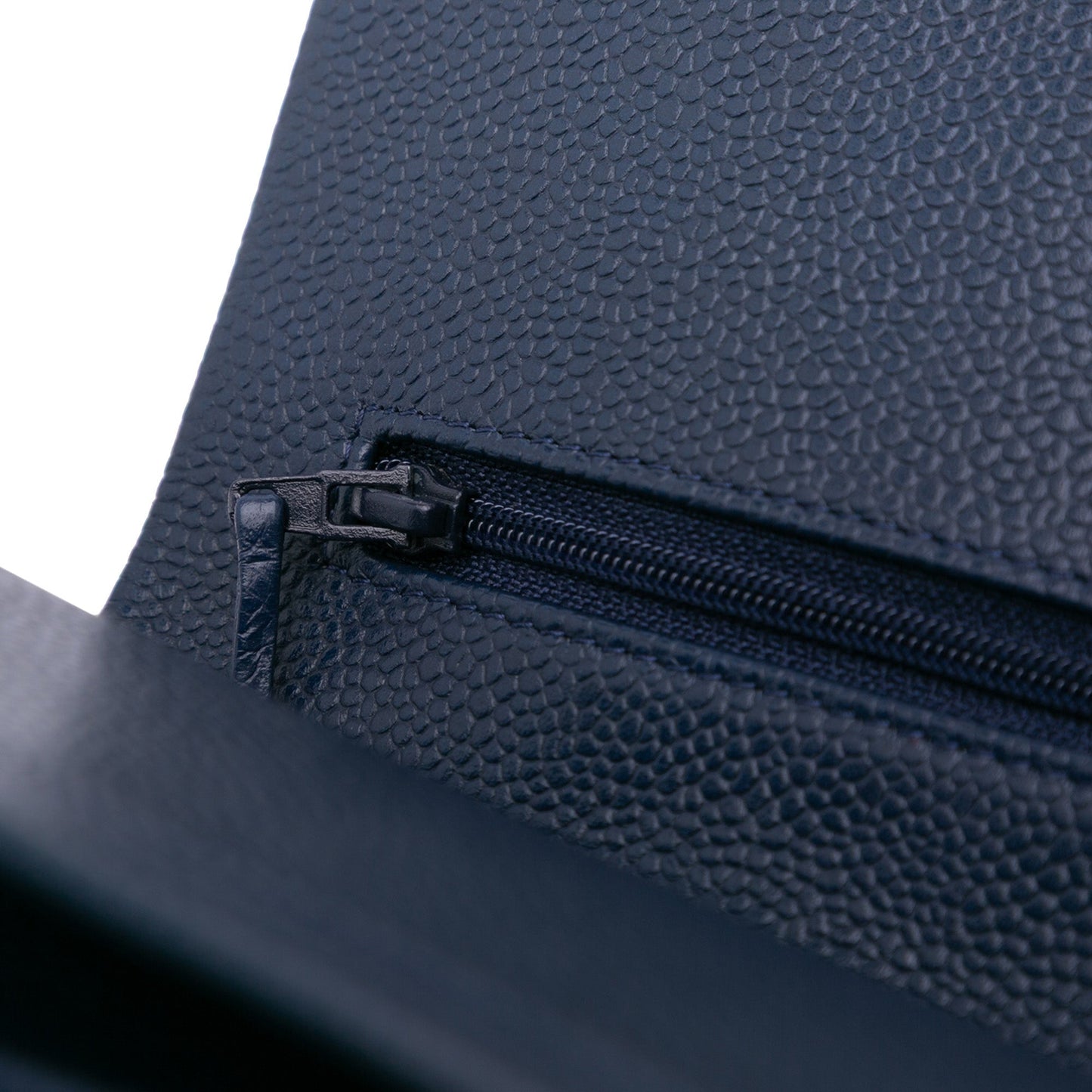 Chanel Jumbo Classic Caviar Double Flap Blue