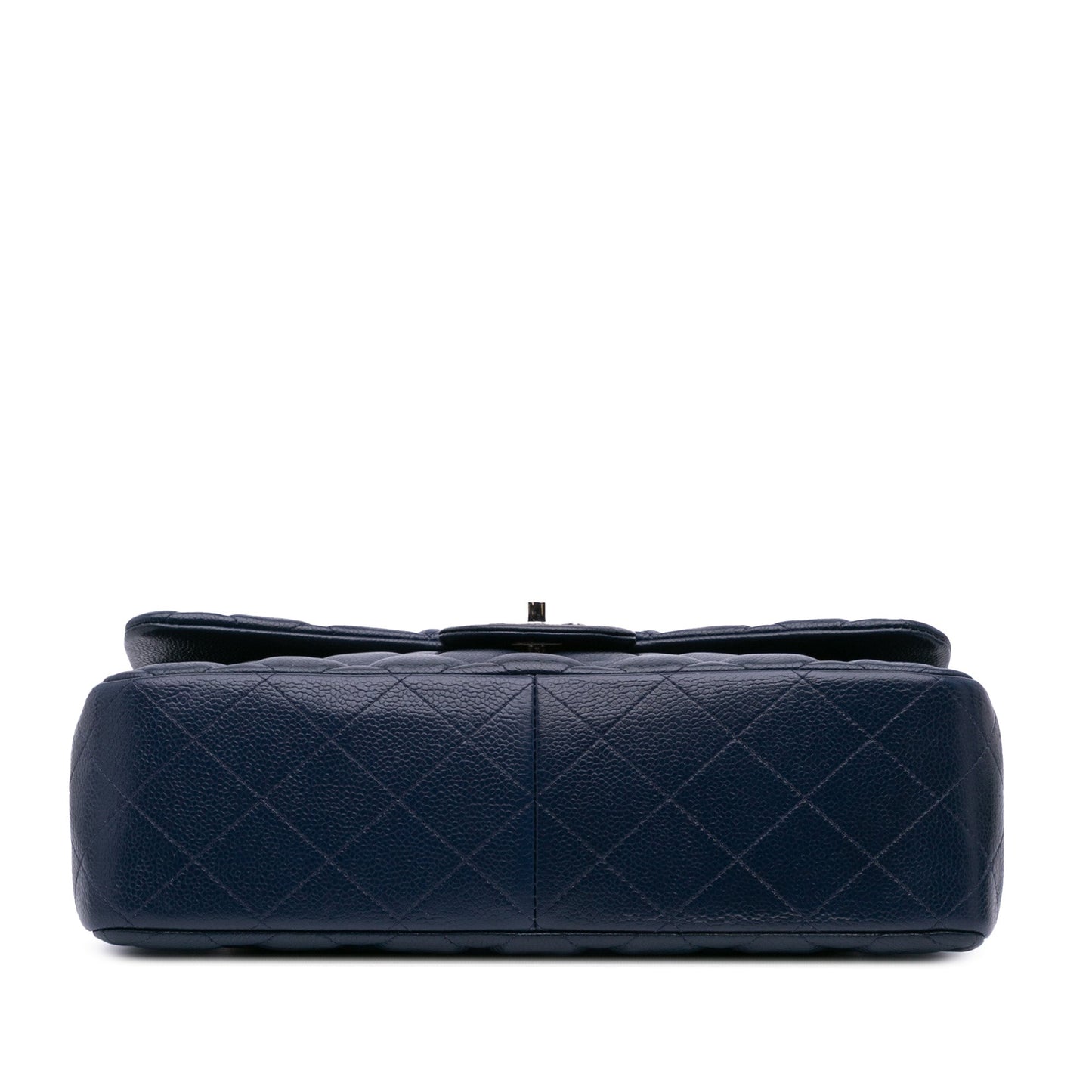 Chanel Jumbo Classic Caviar Double Flap Blue