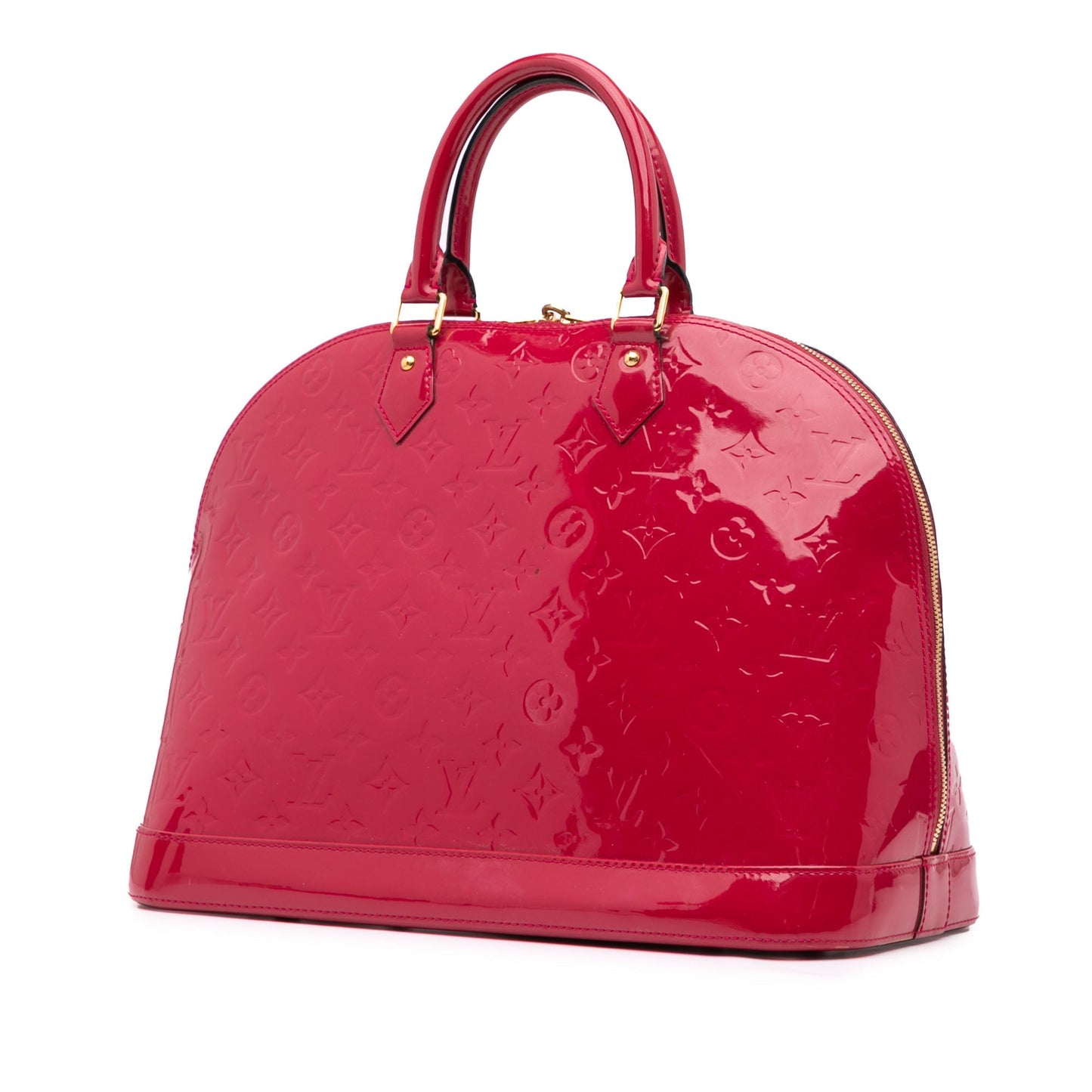 Louis Vuitton Monogram Vernis Alma GM Red