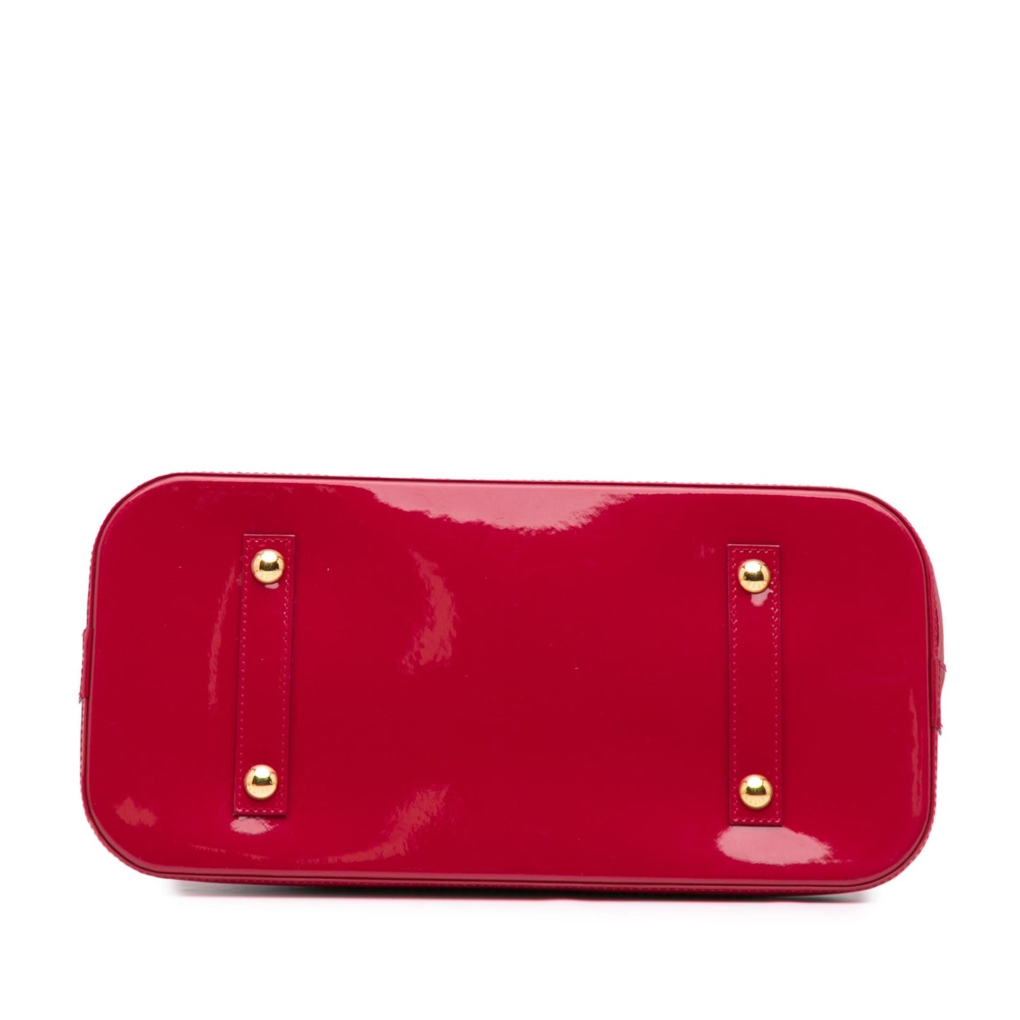 Louis Vuitton Monogram Vernis Alma GM Red