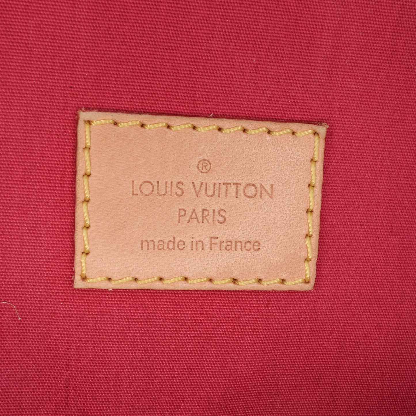 Louis Vuitton Monogram Vernis Alma GM Red