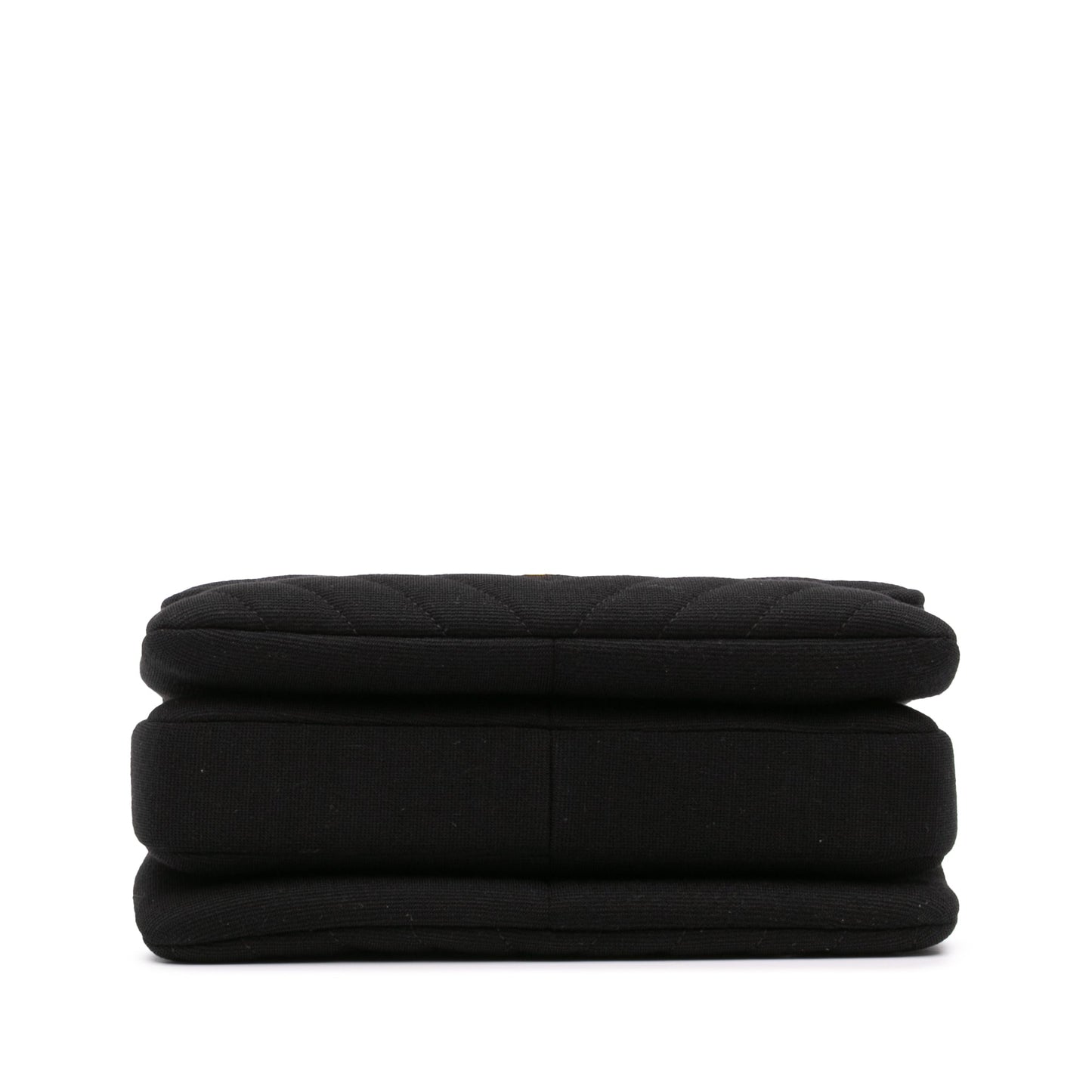 Chanel Small Chevron Jersey Trendy CC Flap Black