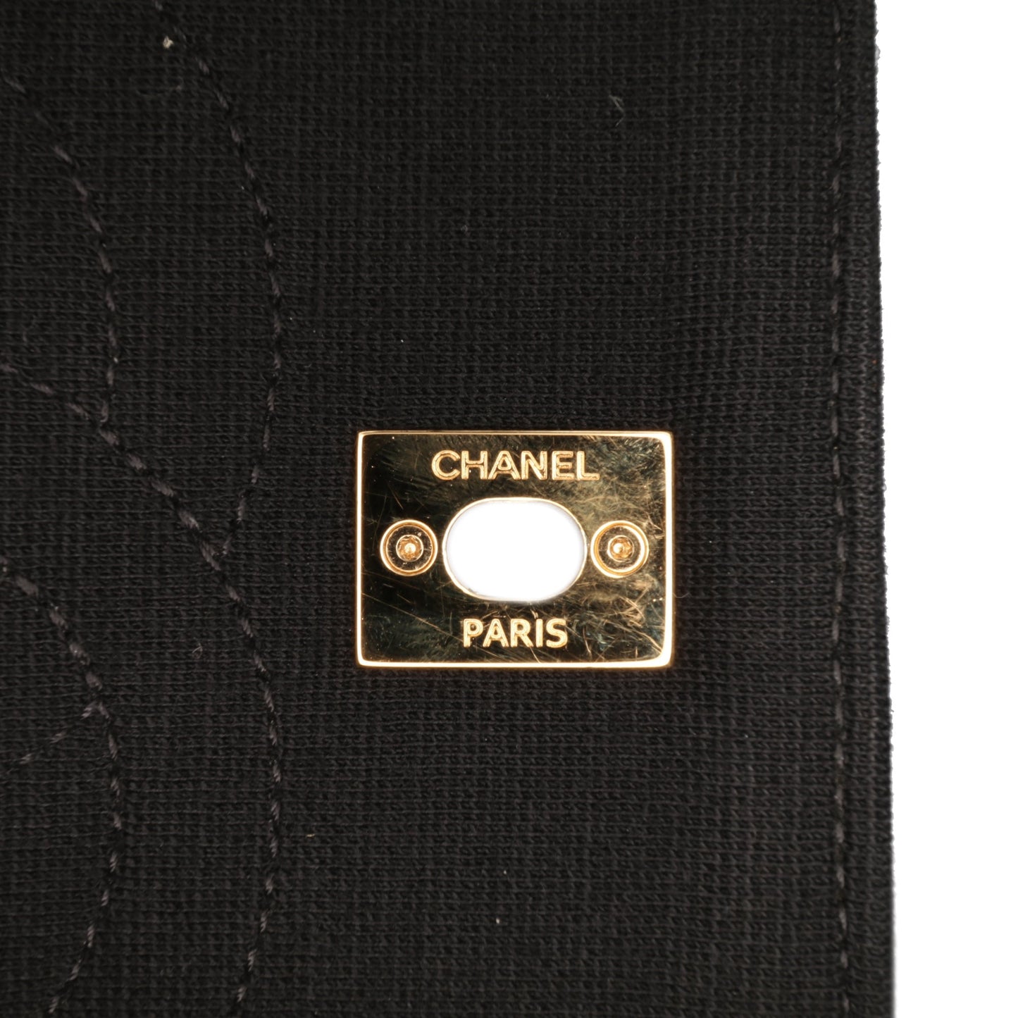 Chanel Small Chevron Jersey Trendy CC Flap Black