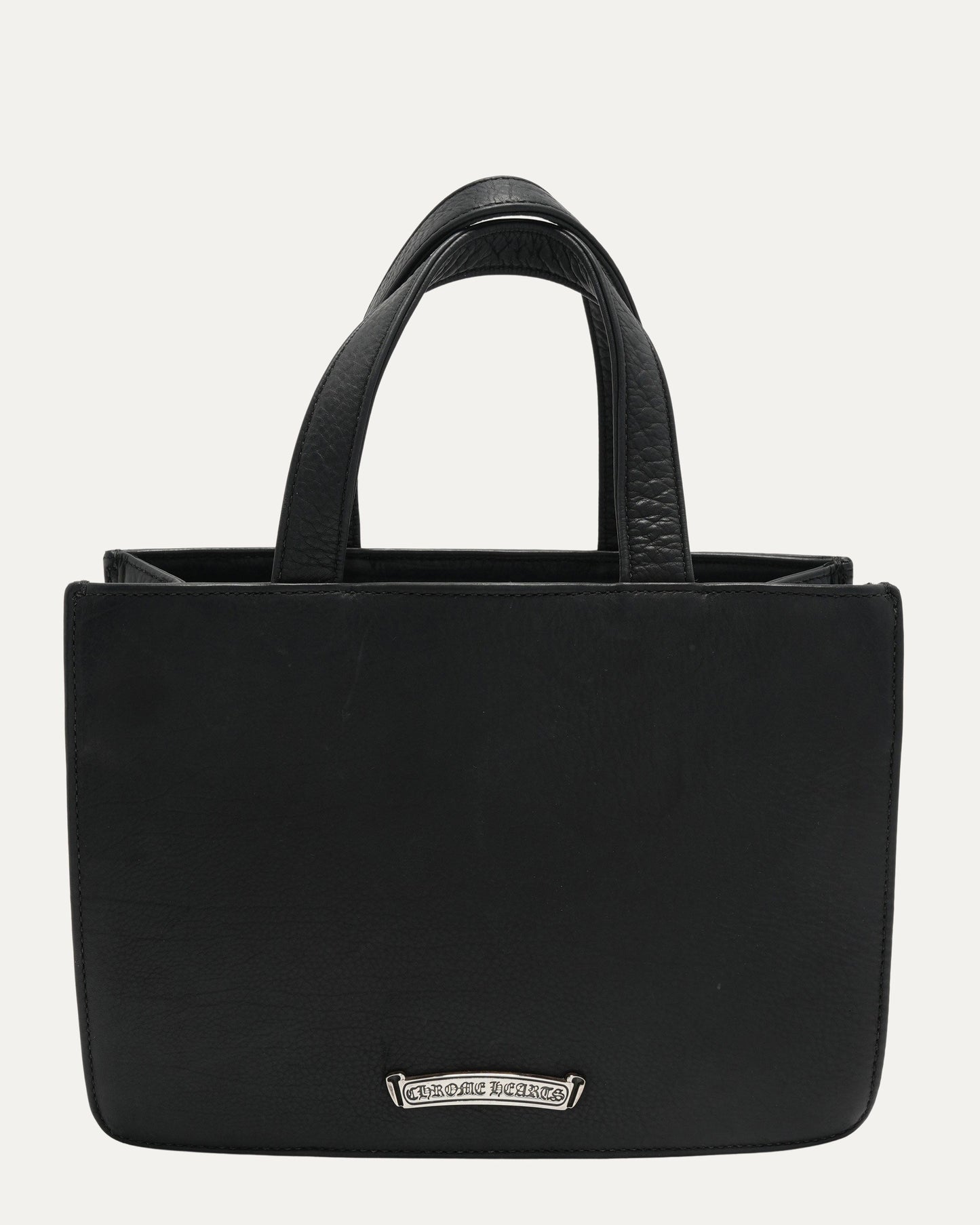 Mini Dagger Embellished Leather Tote