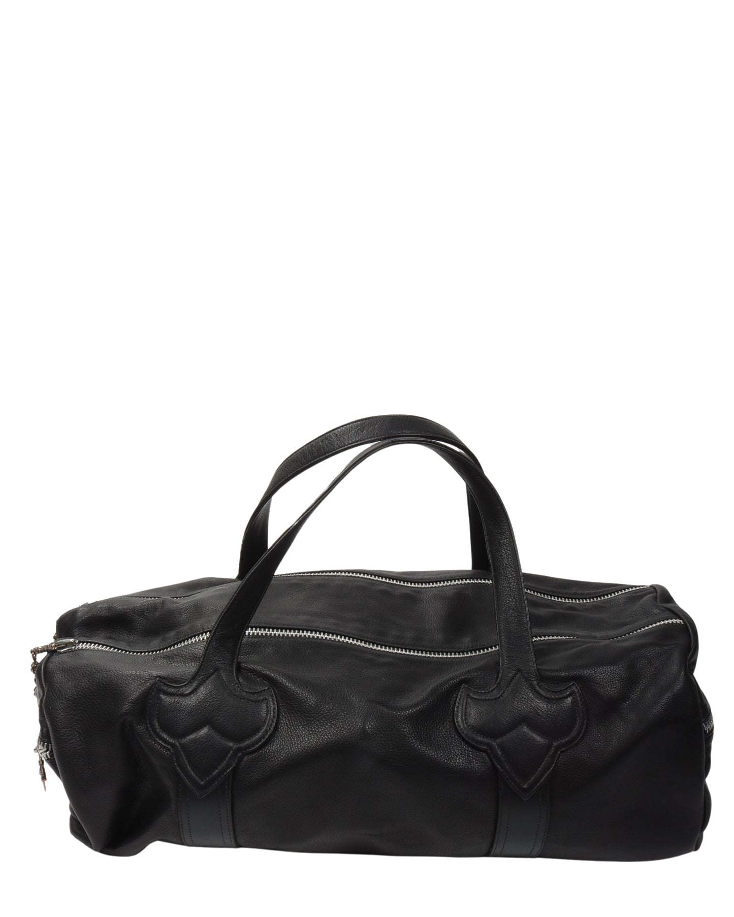 Large Embellished Fleur Duffle Bag