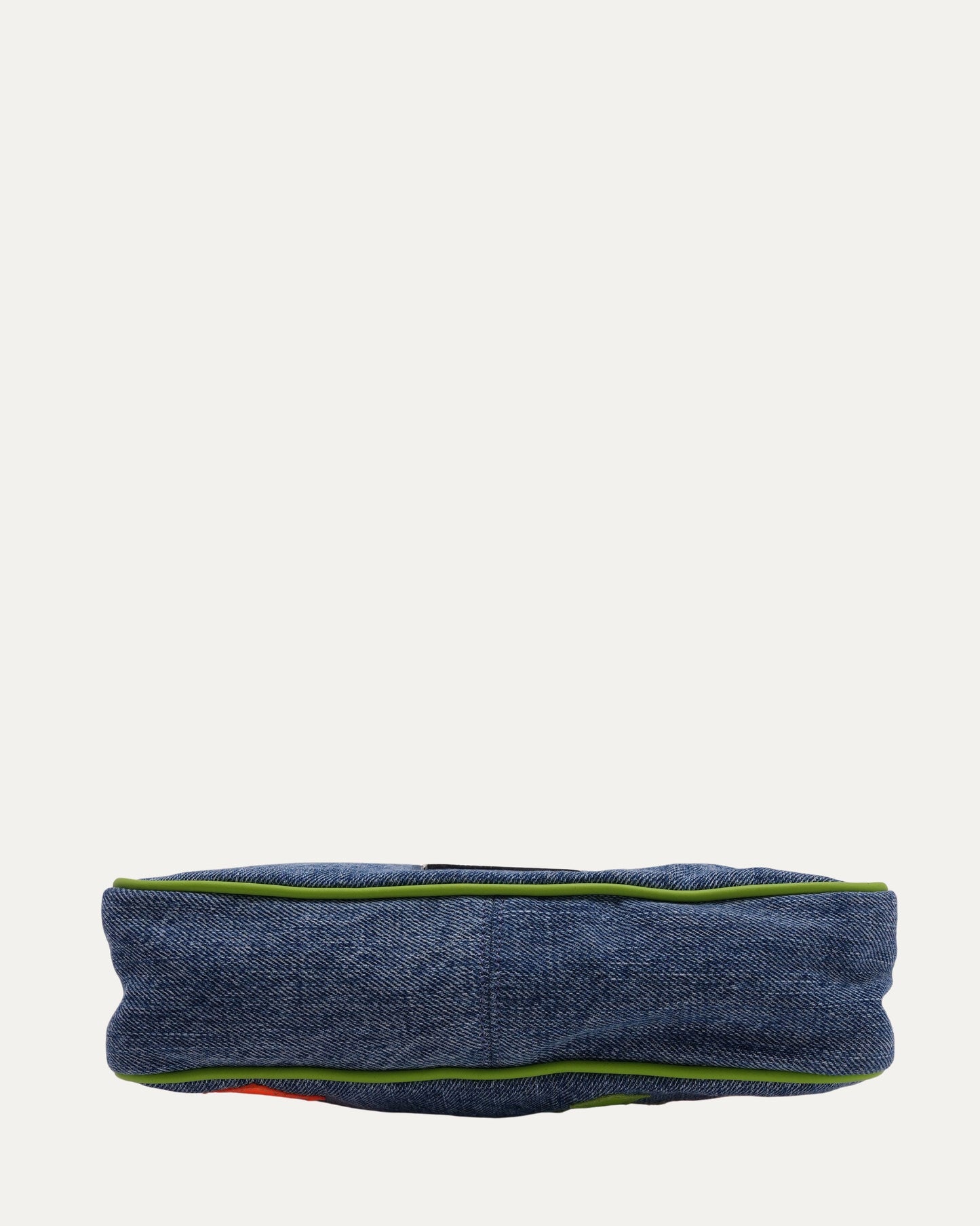 Denim Cross Patch  Nugget Bag