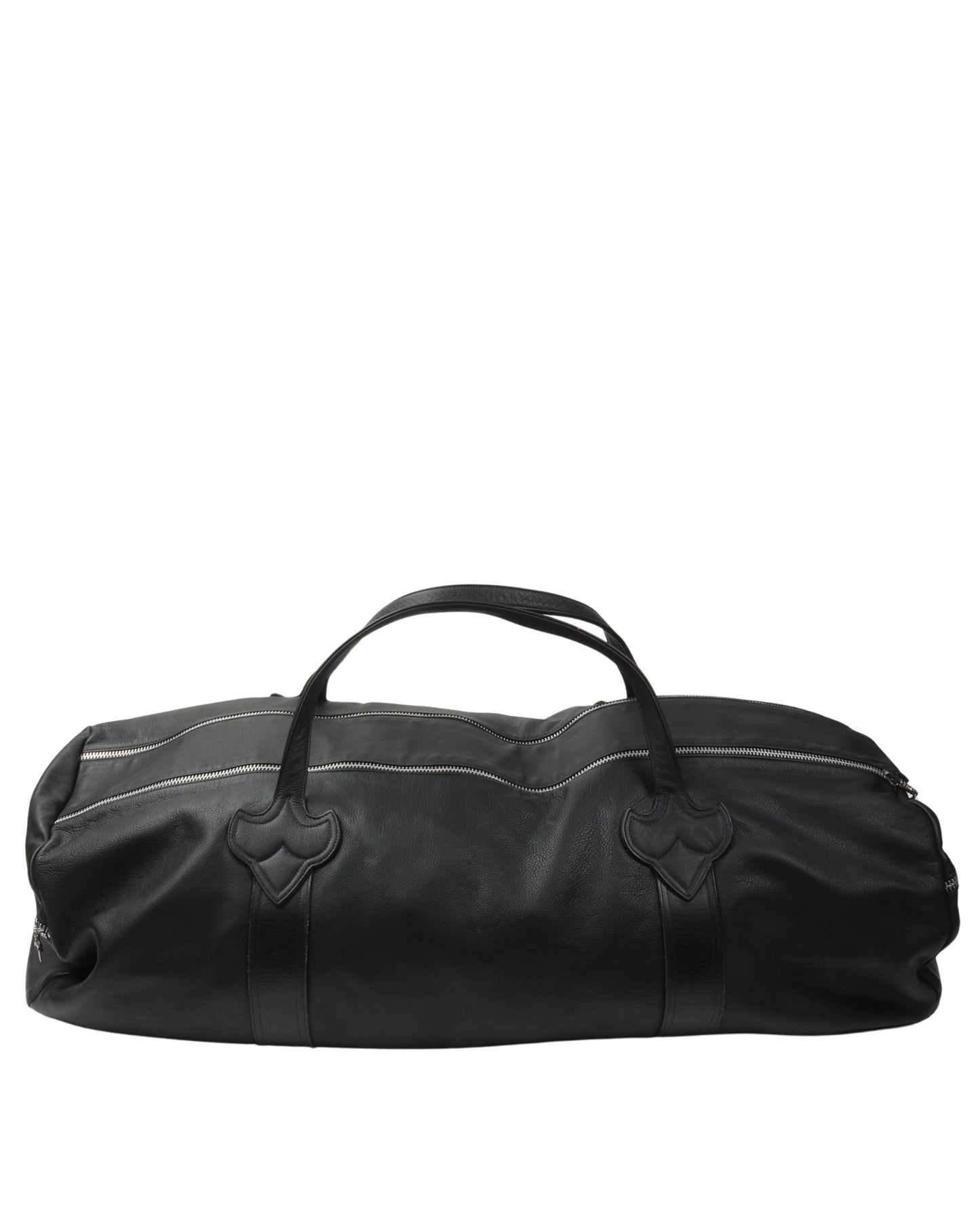 XL Leather Boston Duffel Bag