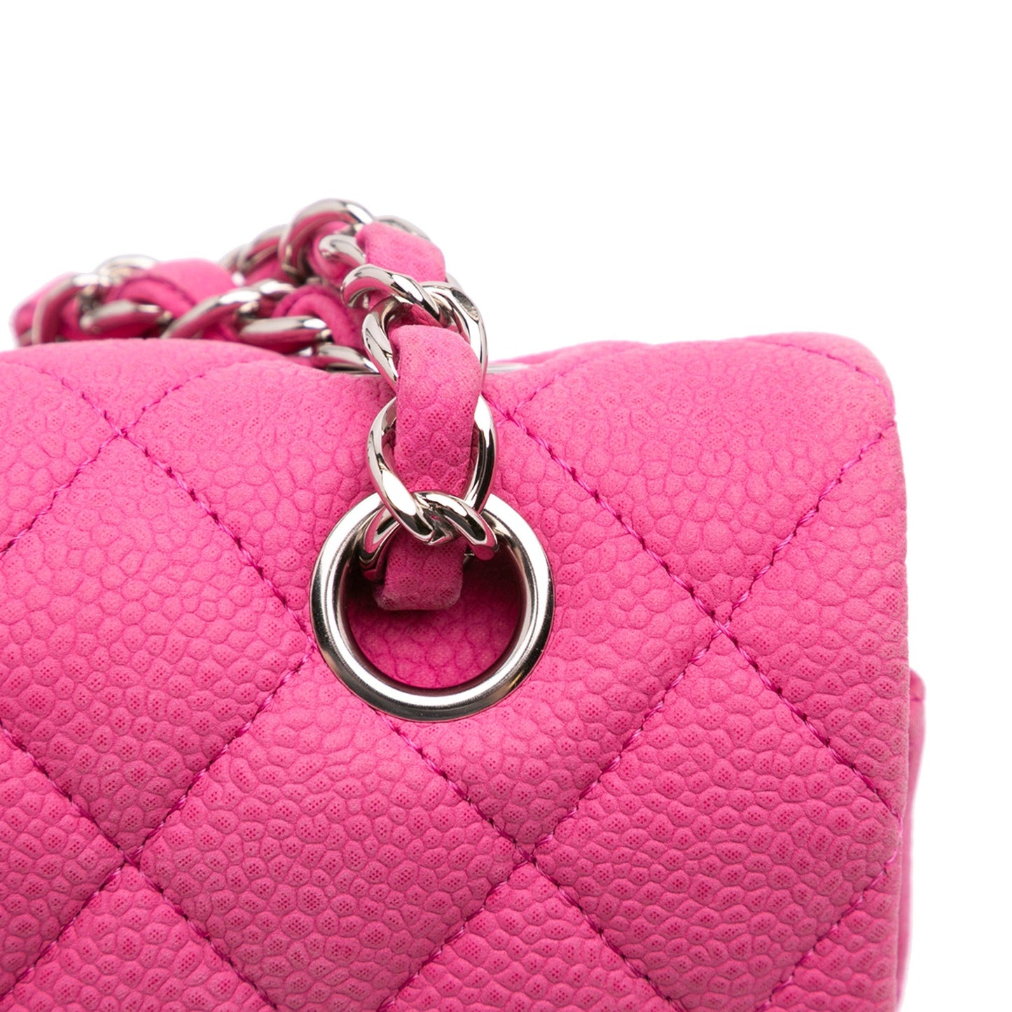 Chanel Medium Classic Caviar Double Flap Pink