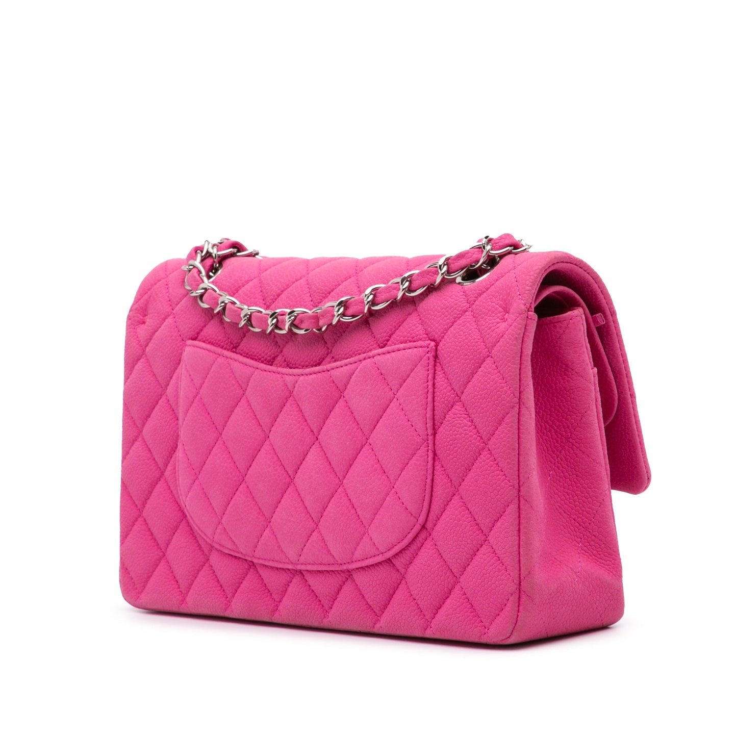 Chanel Medium Classic Caviar Double Flap Pink