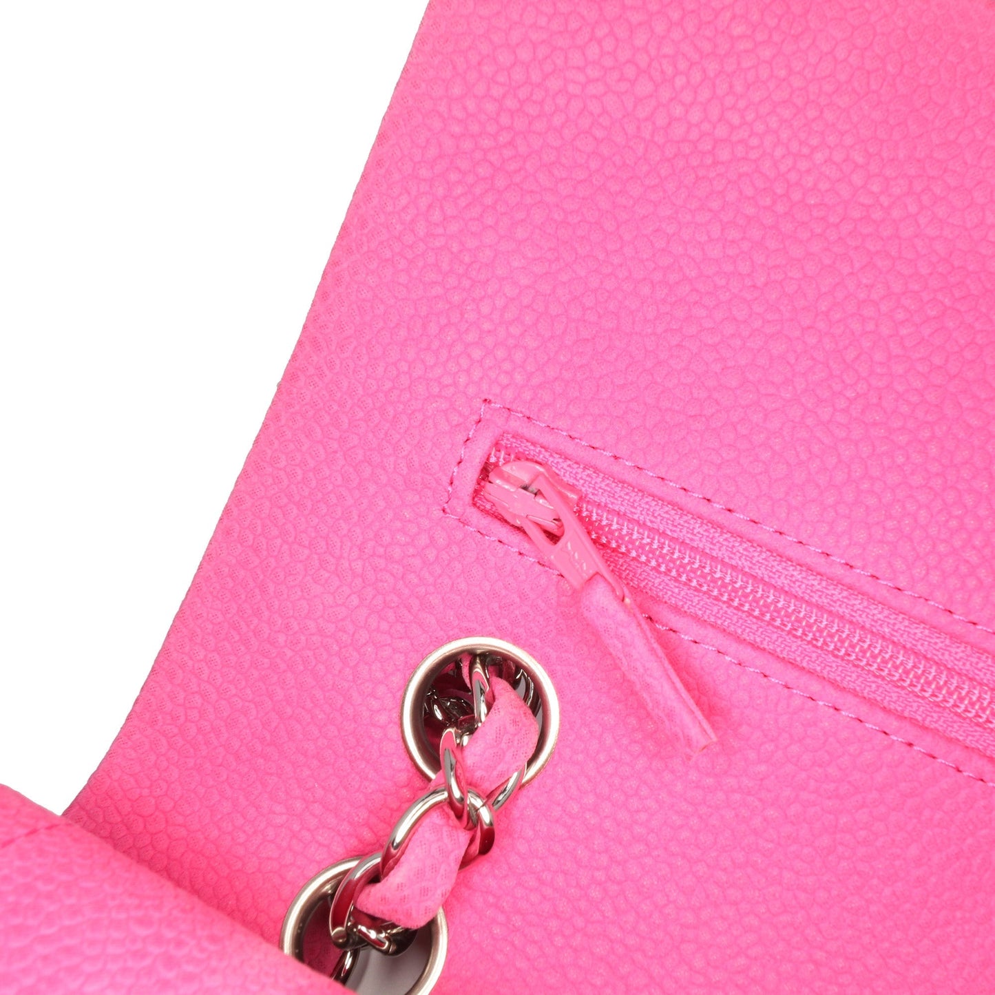 Chanel Medium Classic Caviar Double Flap Pink