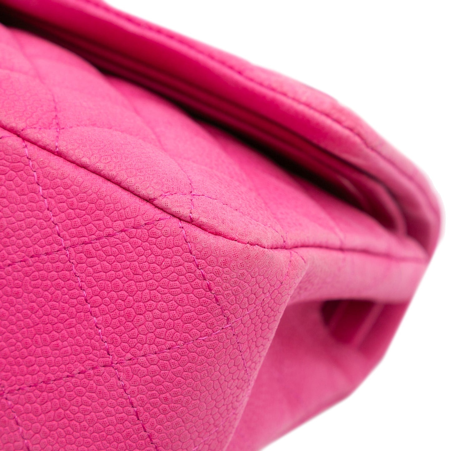 Chanel Medium Classic Caviar Double Flap Pink