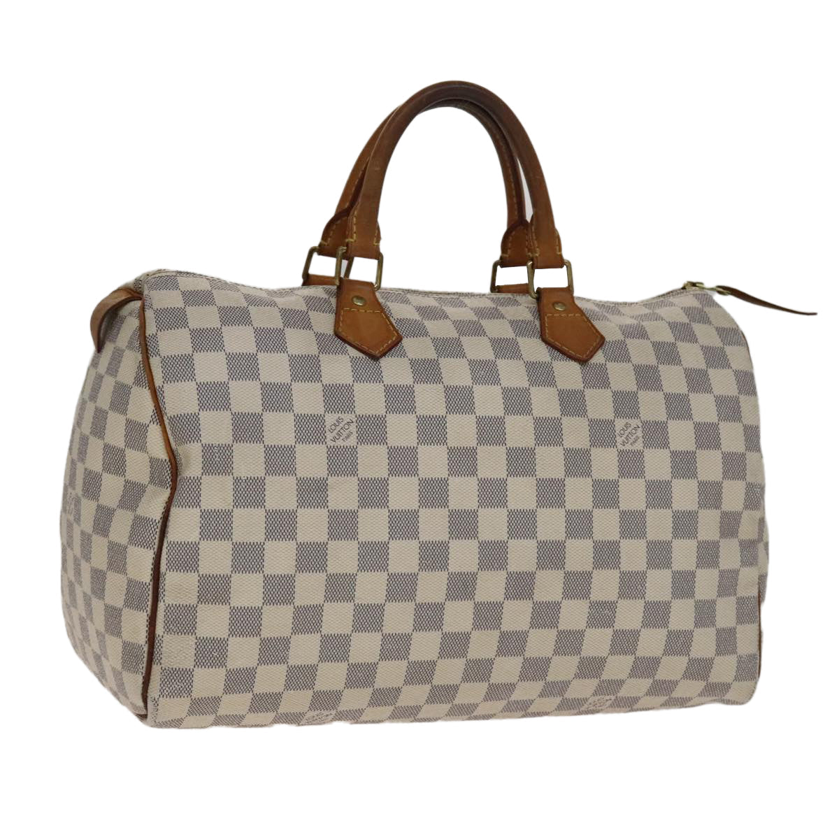 Louis Vuitton Speedy 35 Canva white