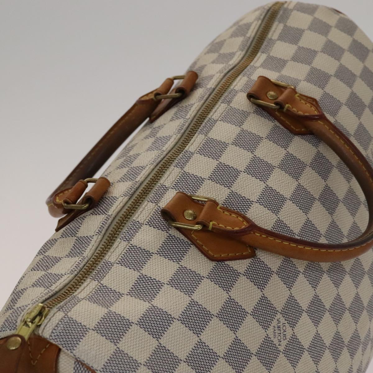 Louis Vuitton Speedy 35 Canva white