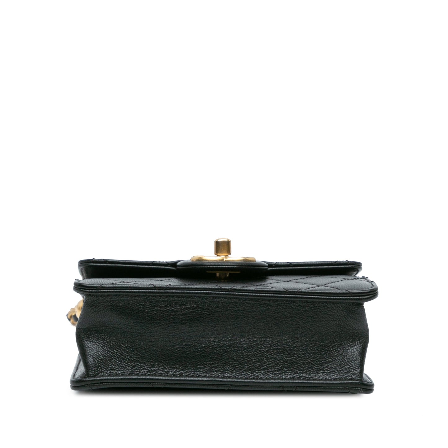 Chanel Small Lambskin Chic Pearls Flap Black
