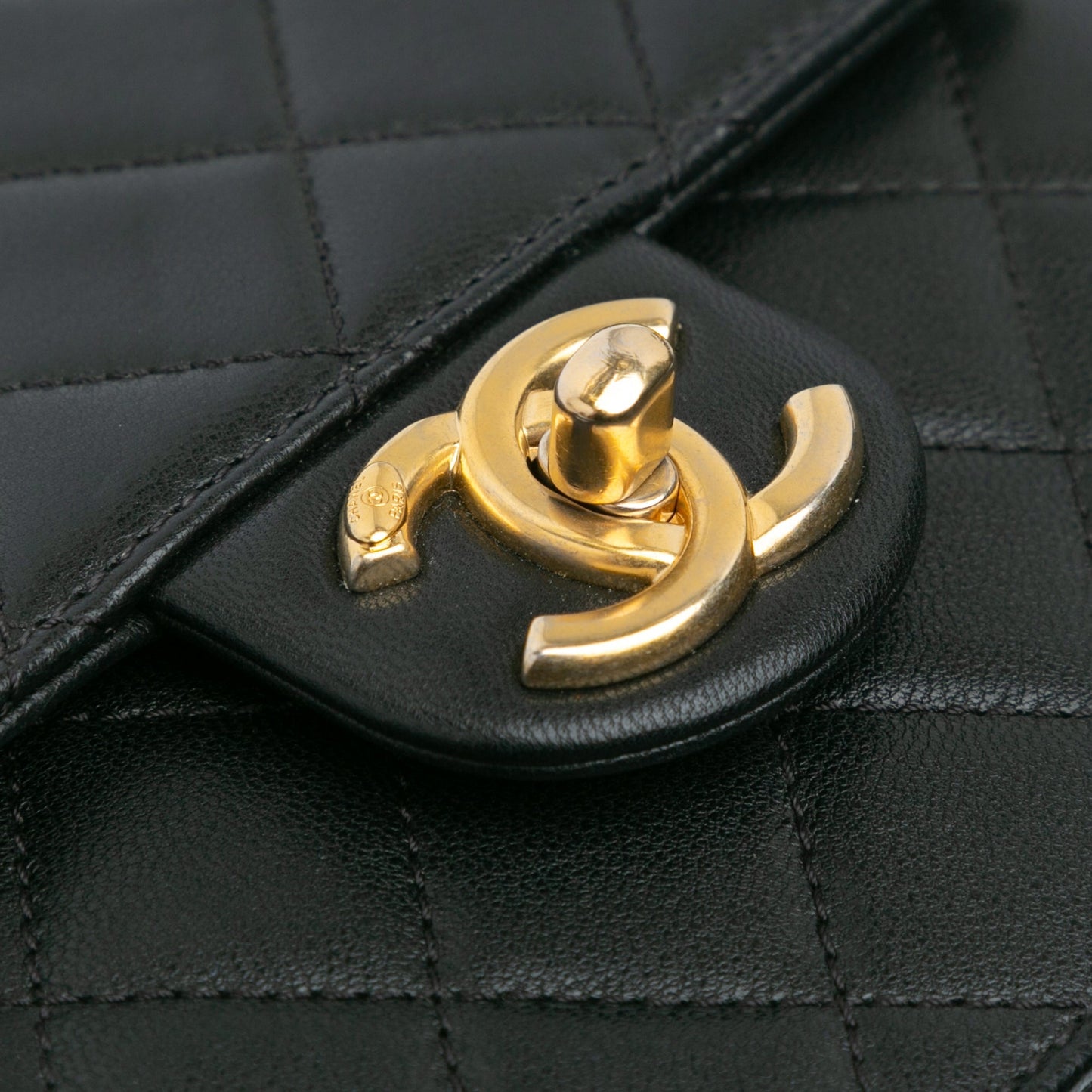 Chanel Small Lambskin Chic Pearls Flap Black