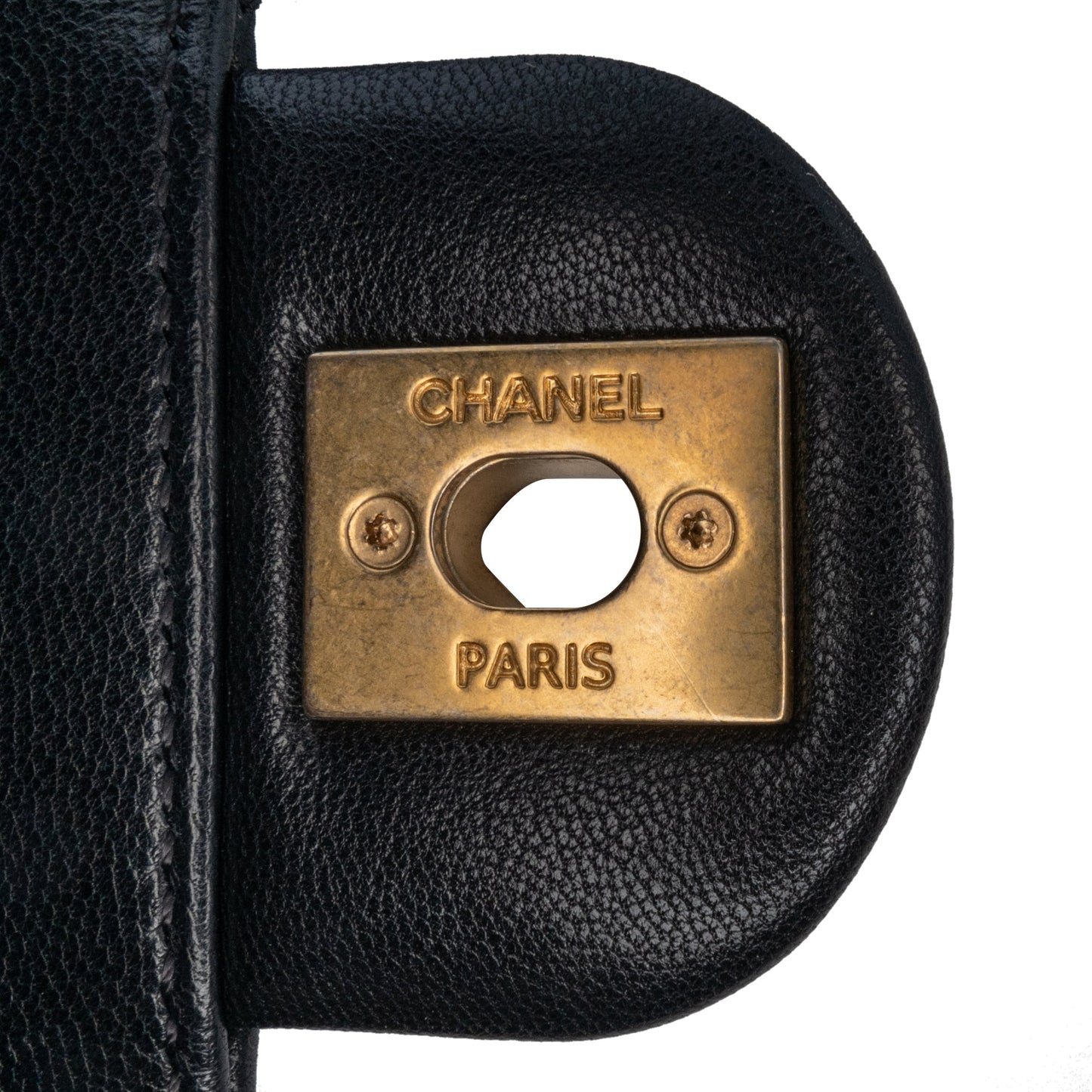 Chanel Small Lambskin Chic Pearls Flap Black