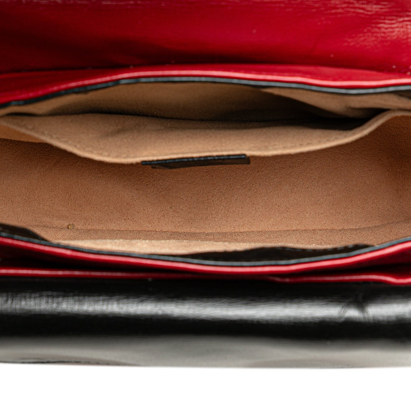 Gucci Mini Leather Marina Shoulder Bag Red