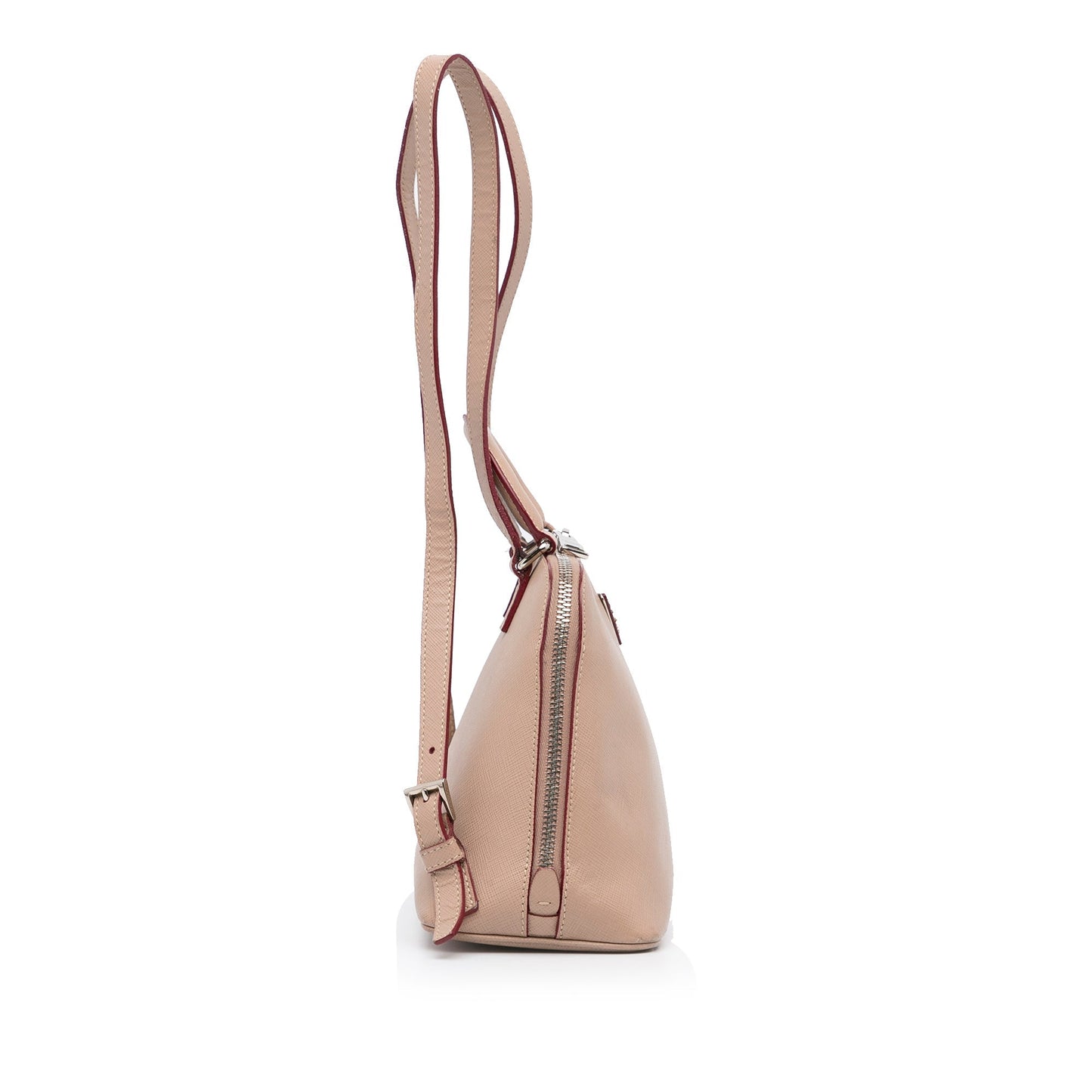 Prada Saffiano Lux Promenade Backpack Brown