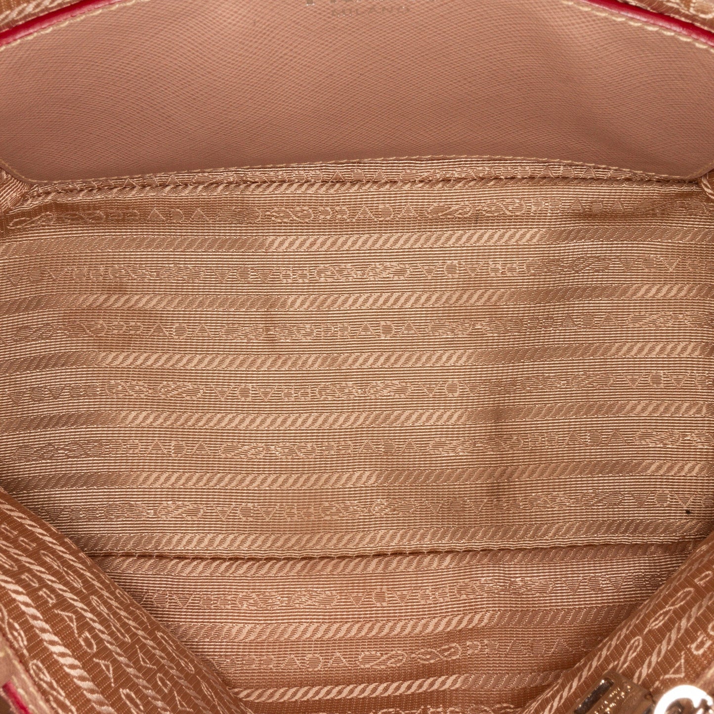 Prada Saffiano Lux Promenade Backpack Brown