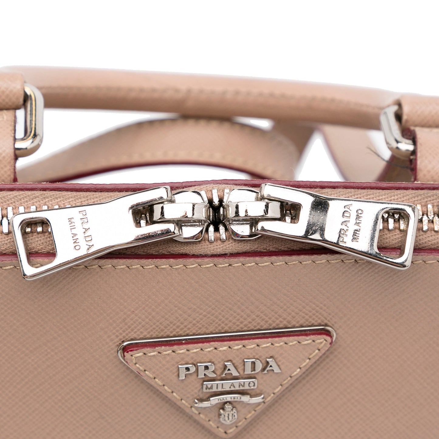 Prada Saffiano Lux Promenade Backpack Brown