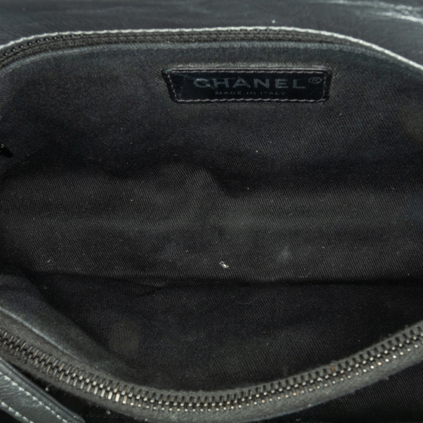 Chanel Small Quilted Aged Calfskin Coco Top Handle Bag Gray