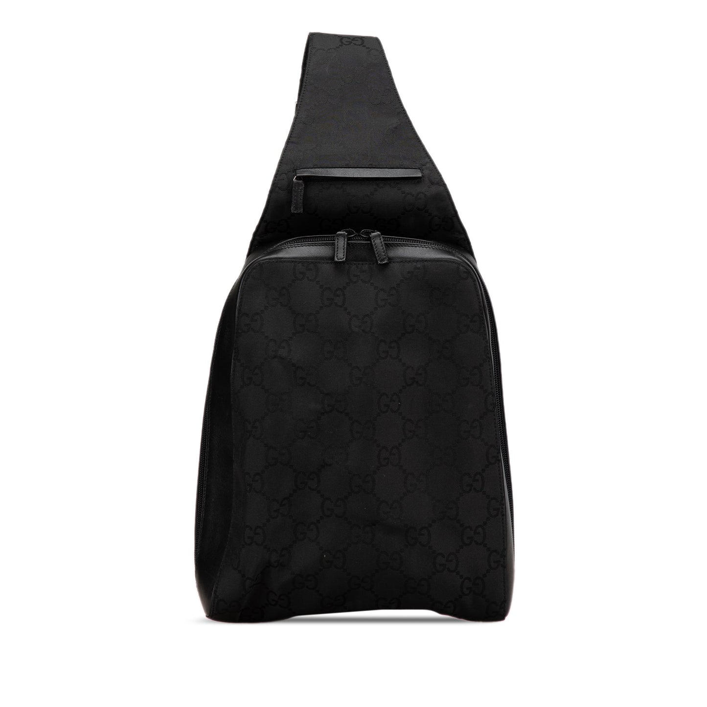 Gucci GG Nylon Sling Backpack Black