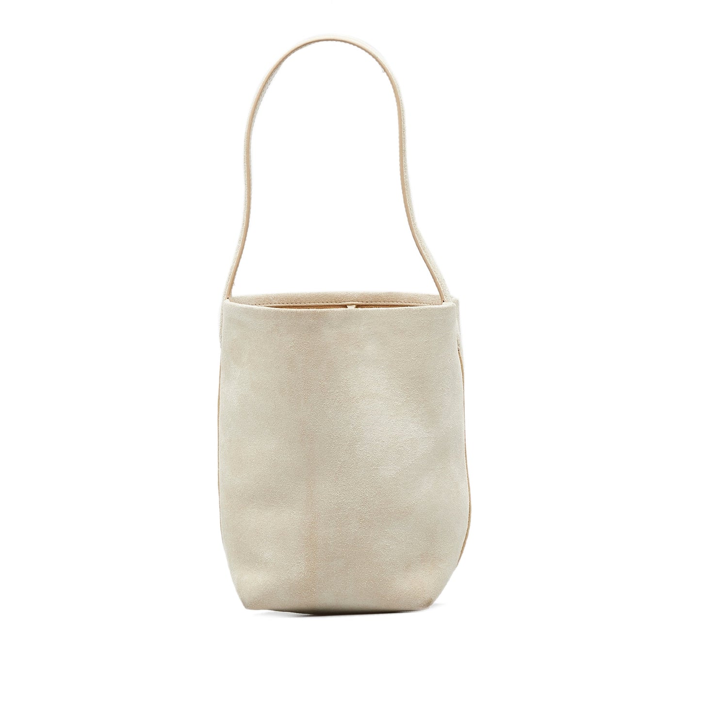 The Row Small N/S Park Suede Tote Brown