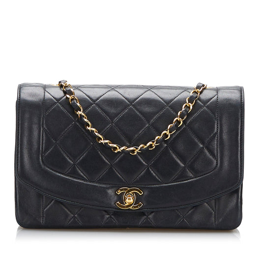 Chanel Medium Classic Lambskin Double Flap Bag Black