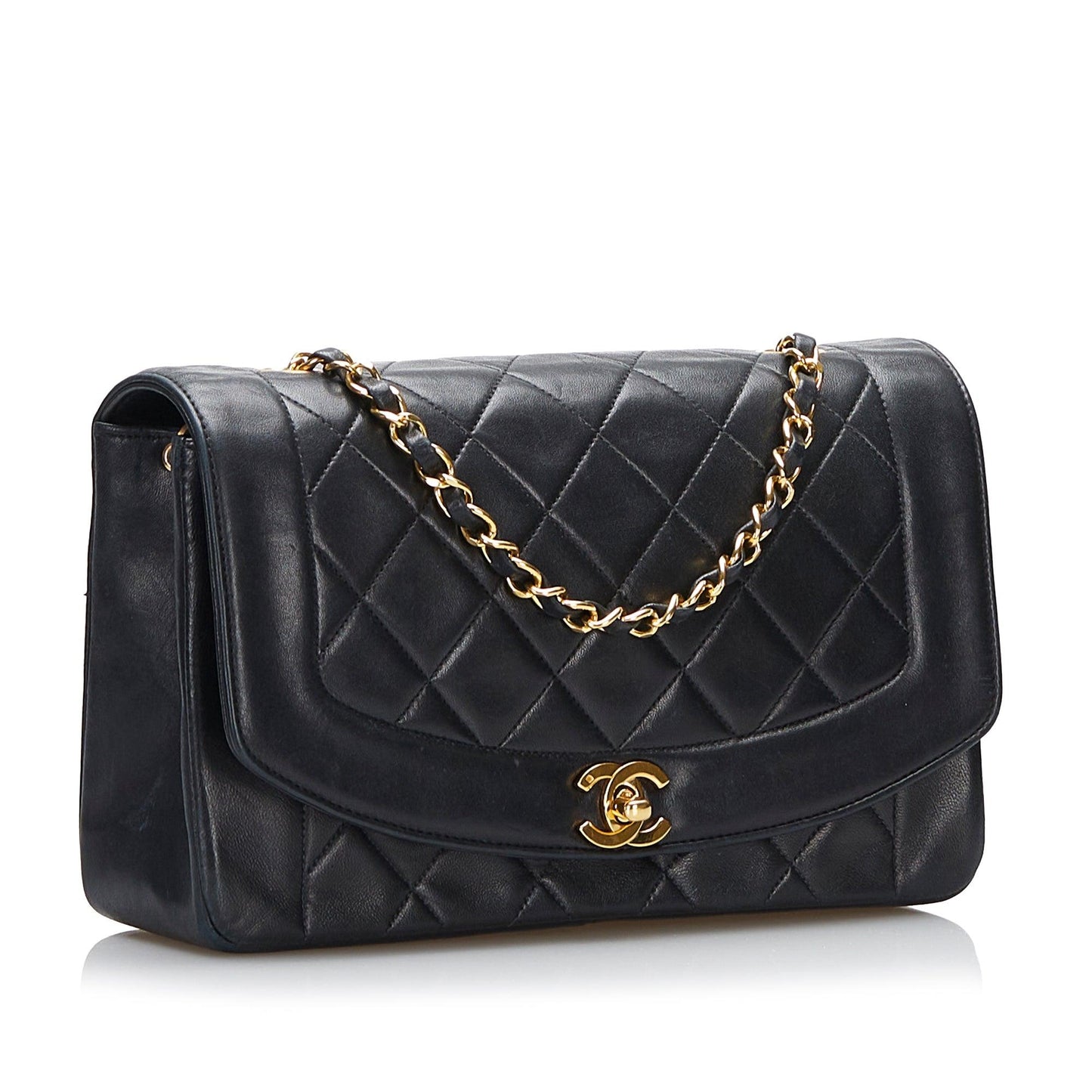 Chanel Medium Classic Lambskin Double Flap Bag Black