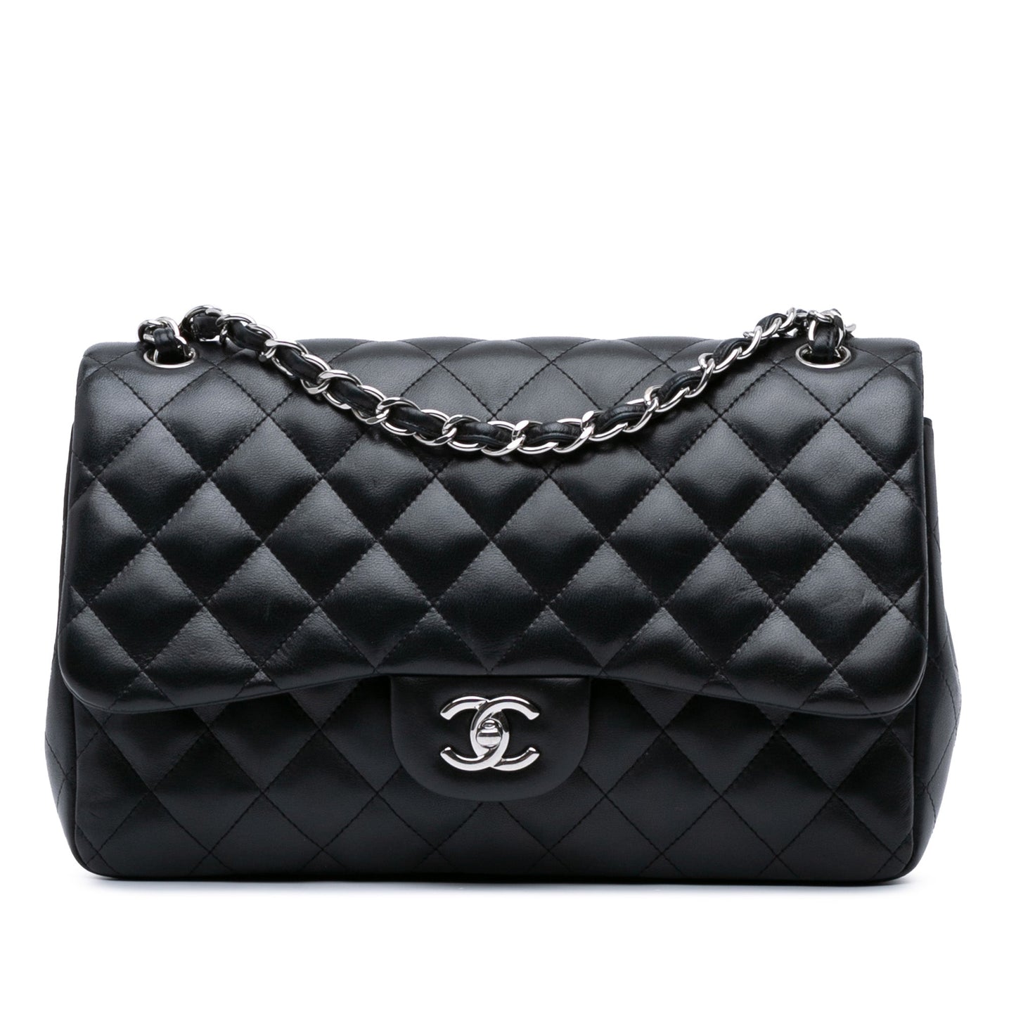 Chanel Jumbo Classic Lambskin Double Flap Black