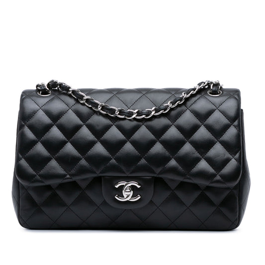 Chanel Jumbo Classic Lambskin Double Flap Black
