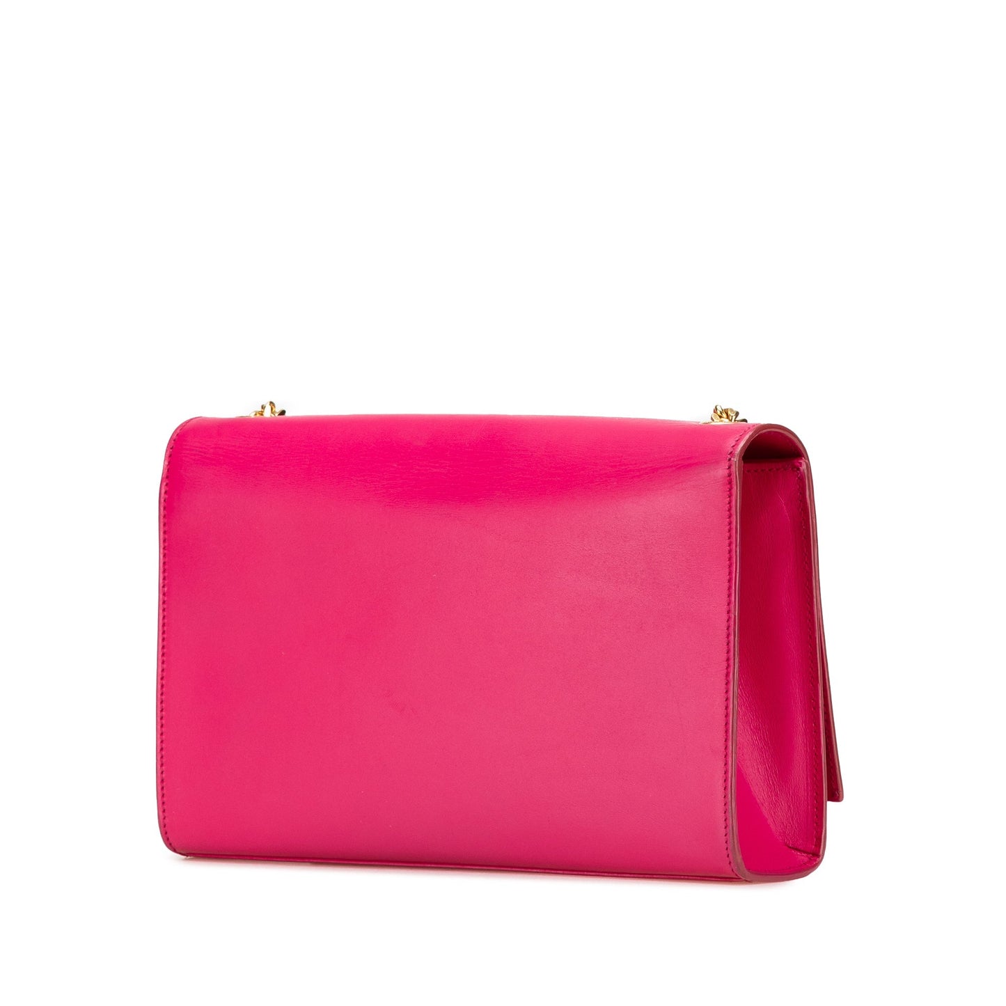 Saint Laurent Medium Smooth Calfskin Classic Monogram Kate Tassel Crossbody Pink