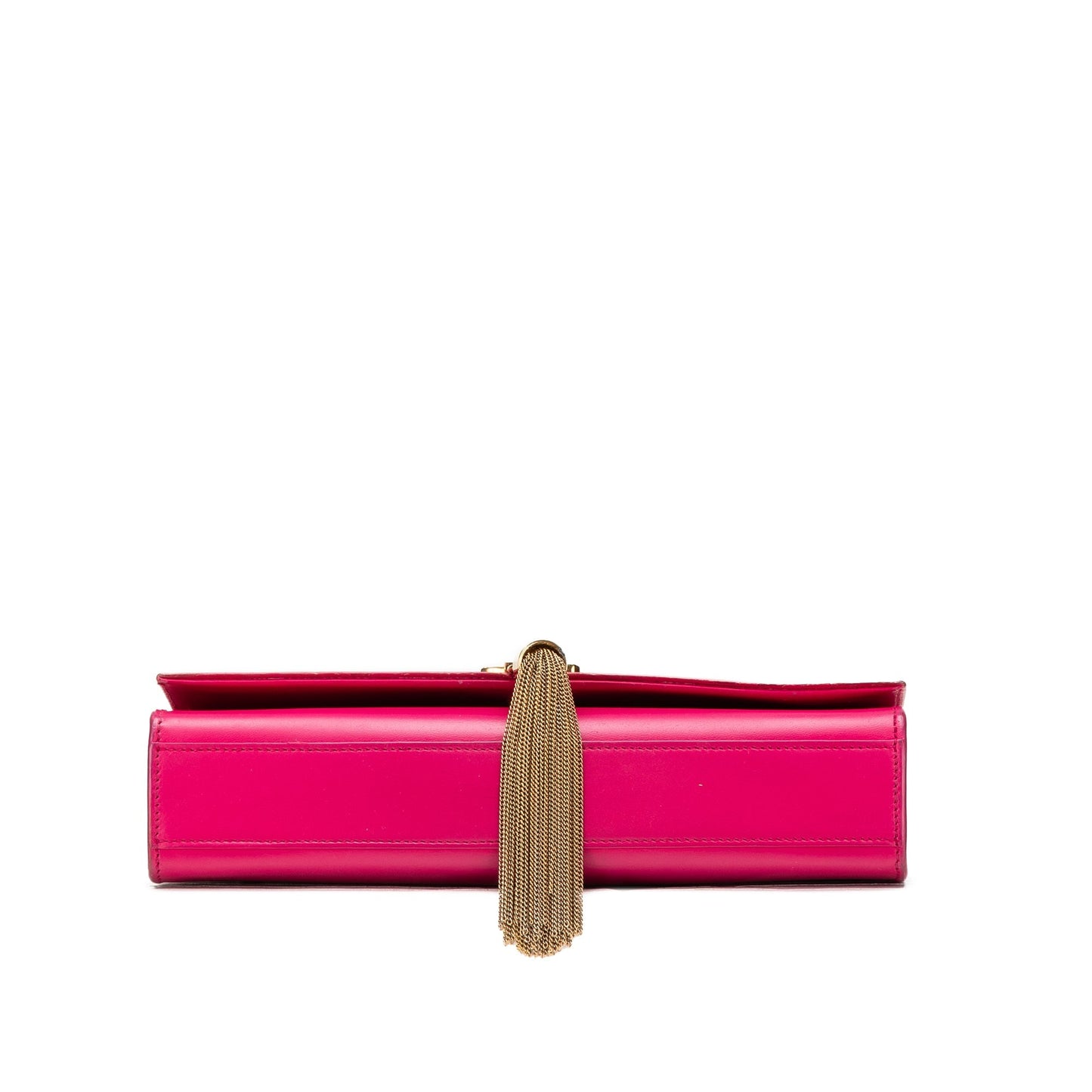 Saint Laurent Medium Smooth Calfskin Classic Monogram Kate Tassel Crossbody Pink