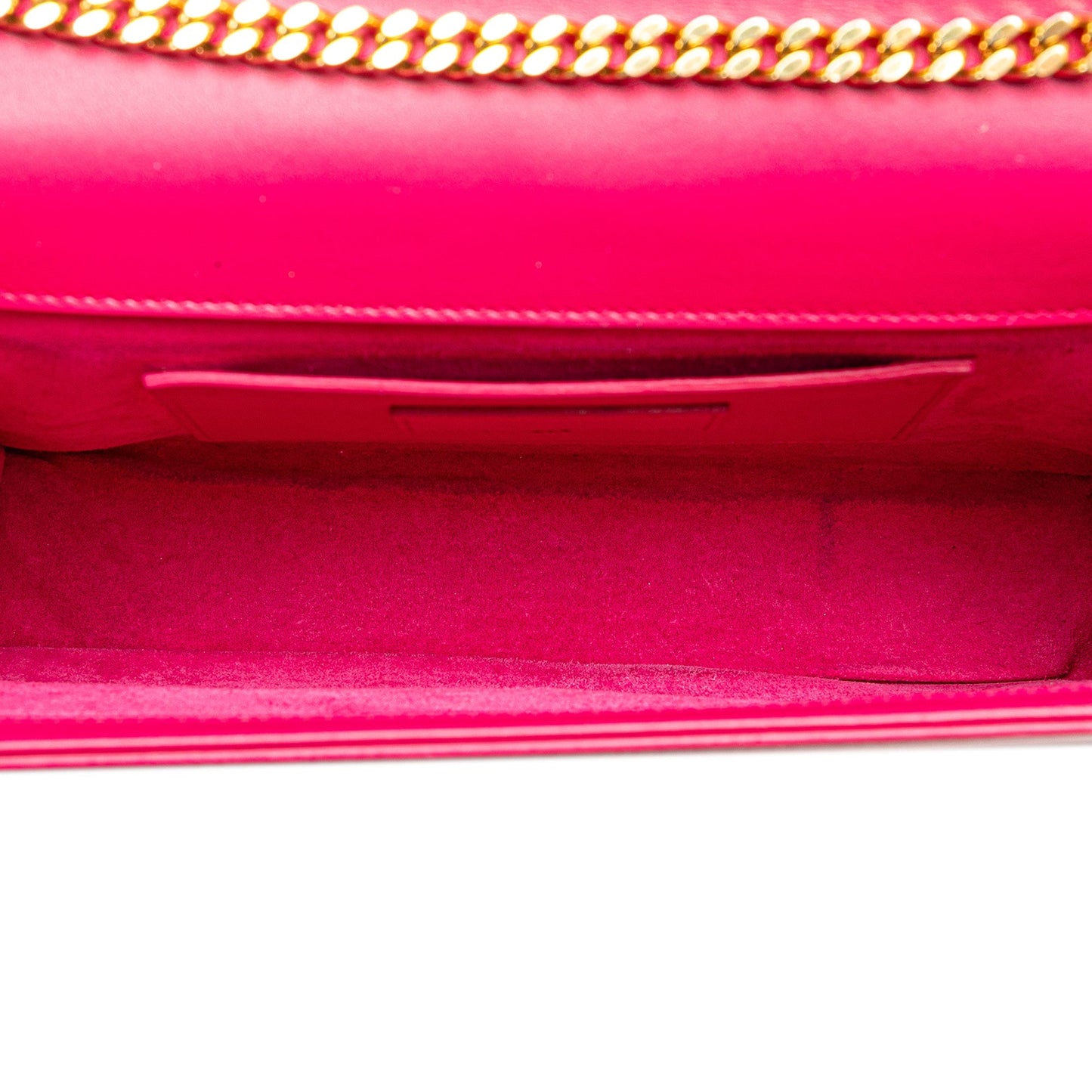 Saint Laurent Medium Smooth Calfskin Classic Monogram Kate Tassel Crossbody Pink