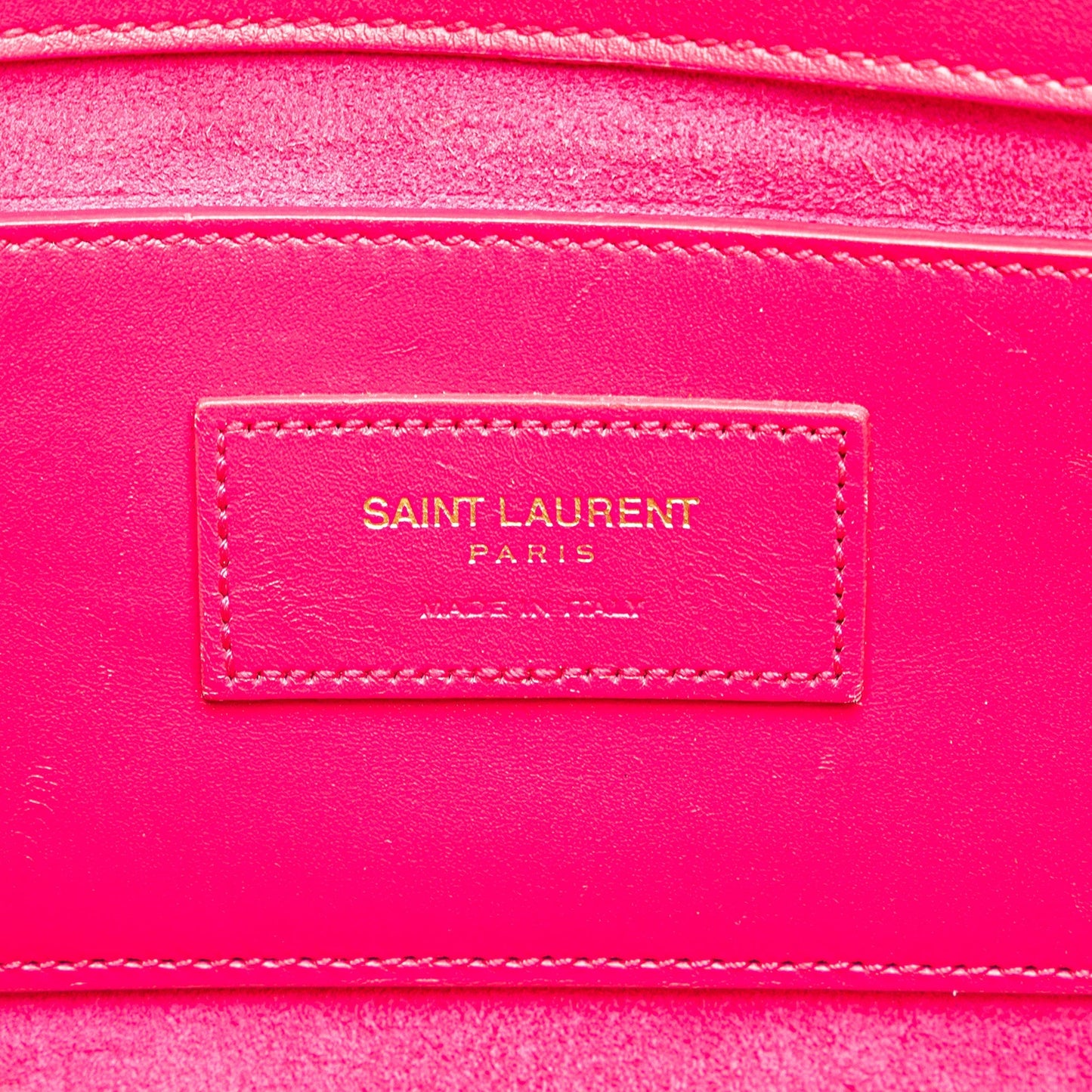 Saint Laurent Medium Smooth Calfskin Classic Monogram Kate Tassel Crossbody Pink