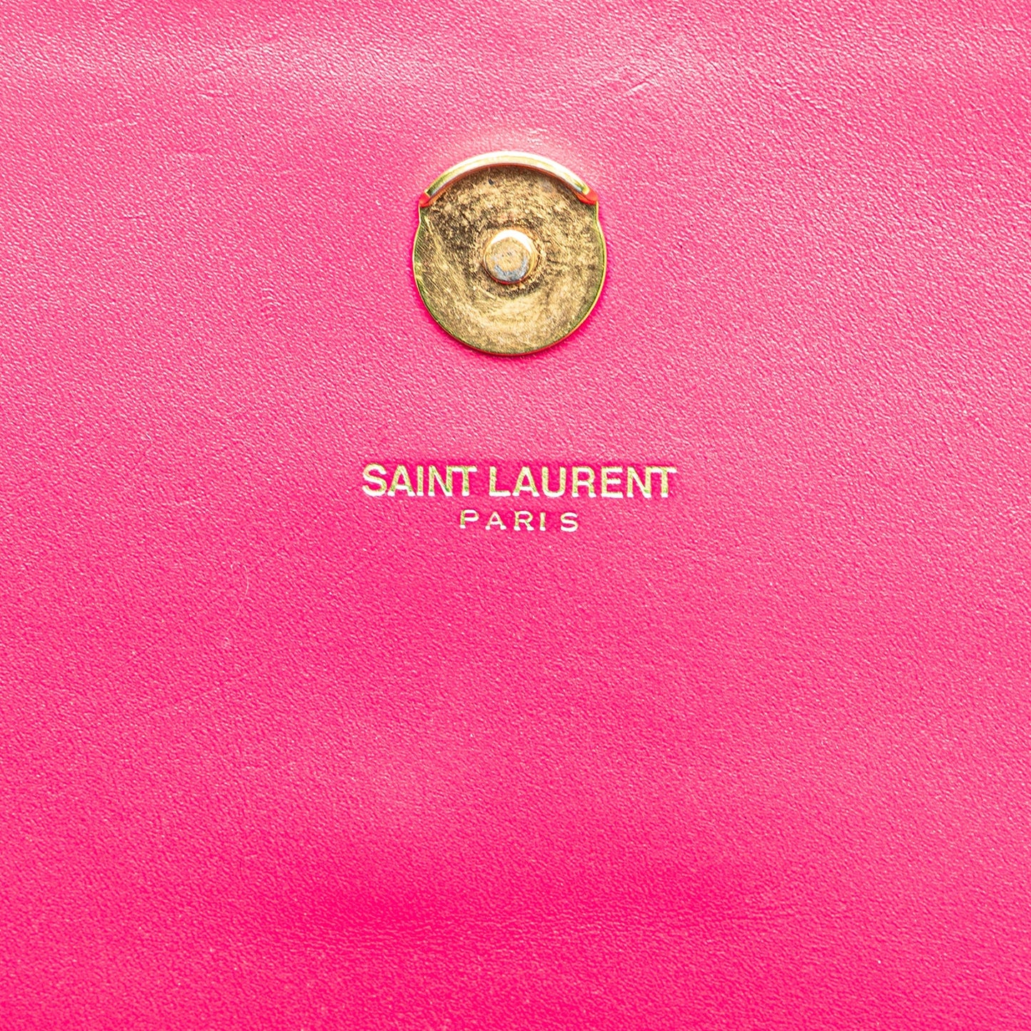 Saint Laurent Medium Smooth Calfskin Classic Monogram Kate Tassel Crossbody Pink