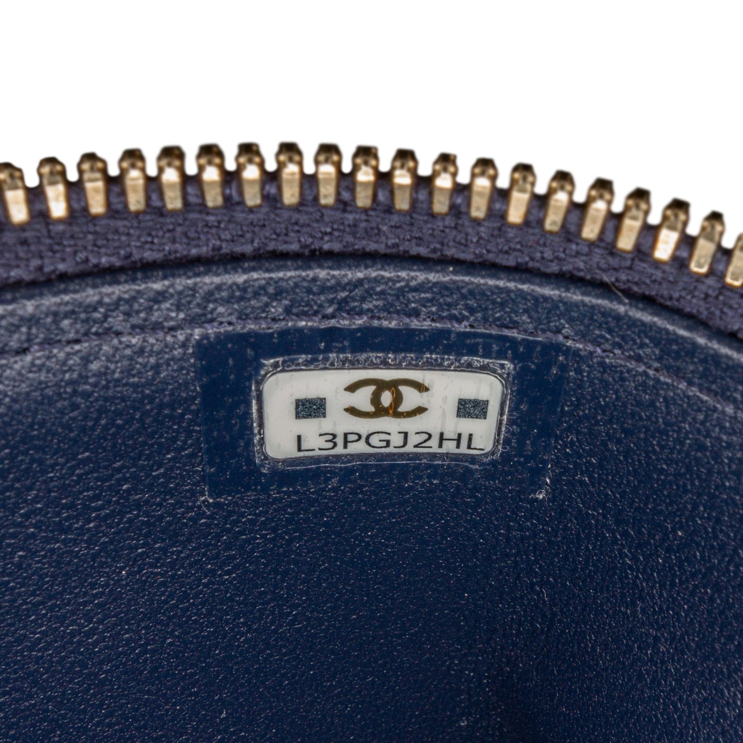Chanel Small Lambskin Top Handle Vanity Bag Blue