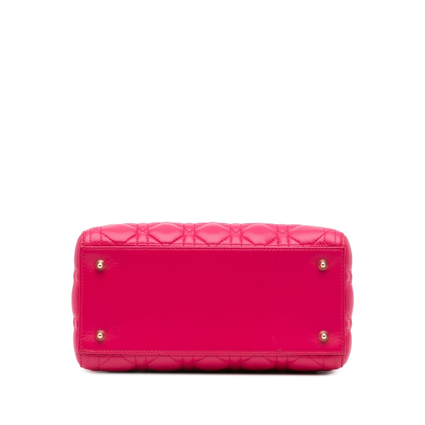 Dior Medium Lambskin Cannage Lady Dior Pink