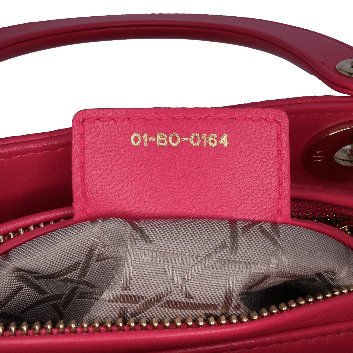Dior Medium Lambskin Cannage Lady Dior Pink