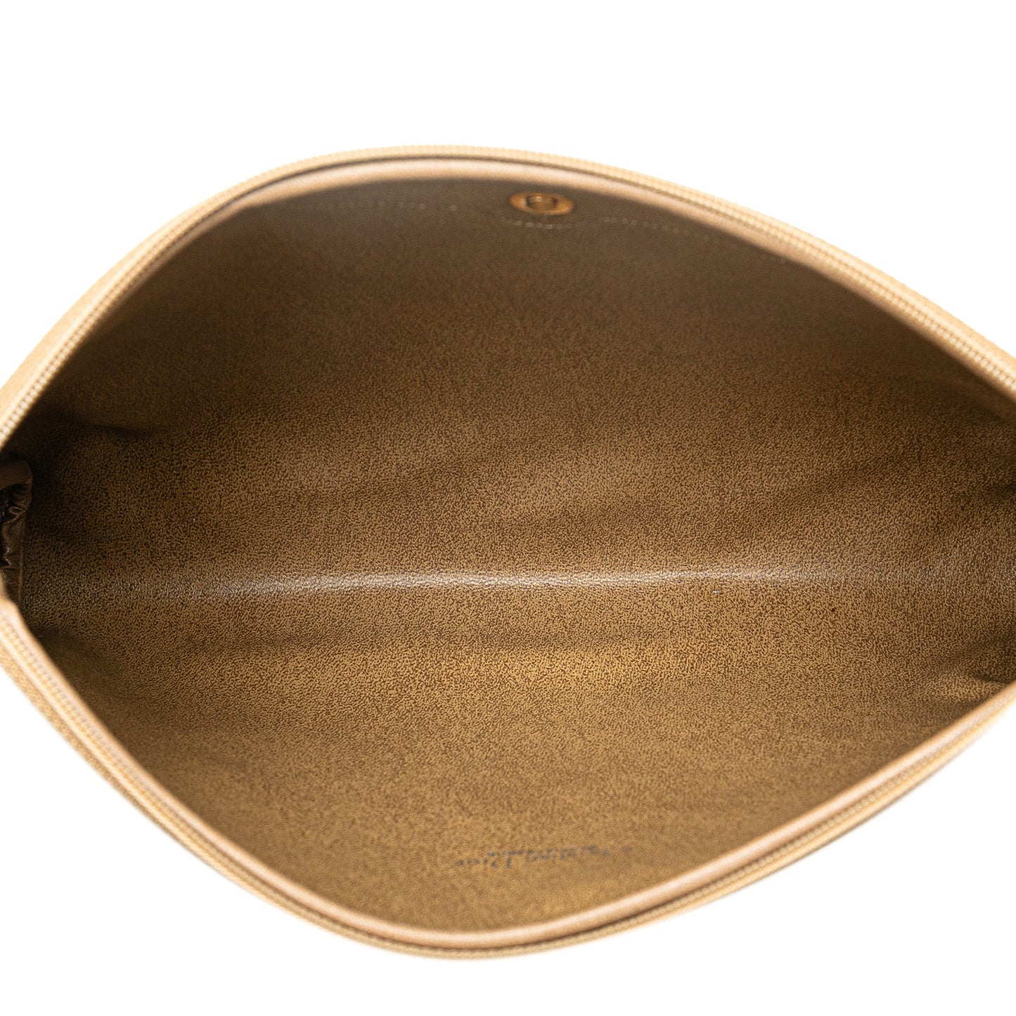 Dior Honeycomb Coated Canvas Clutch Brown