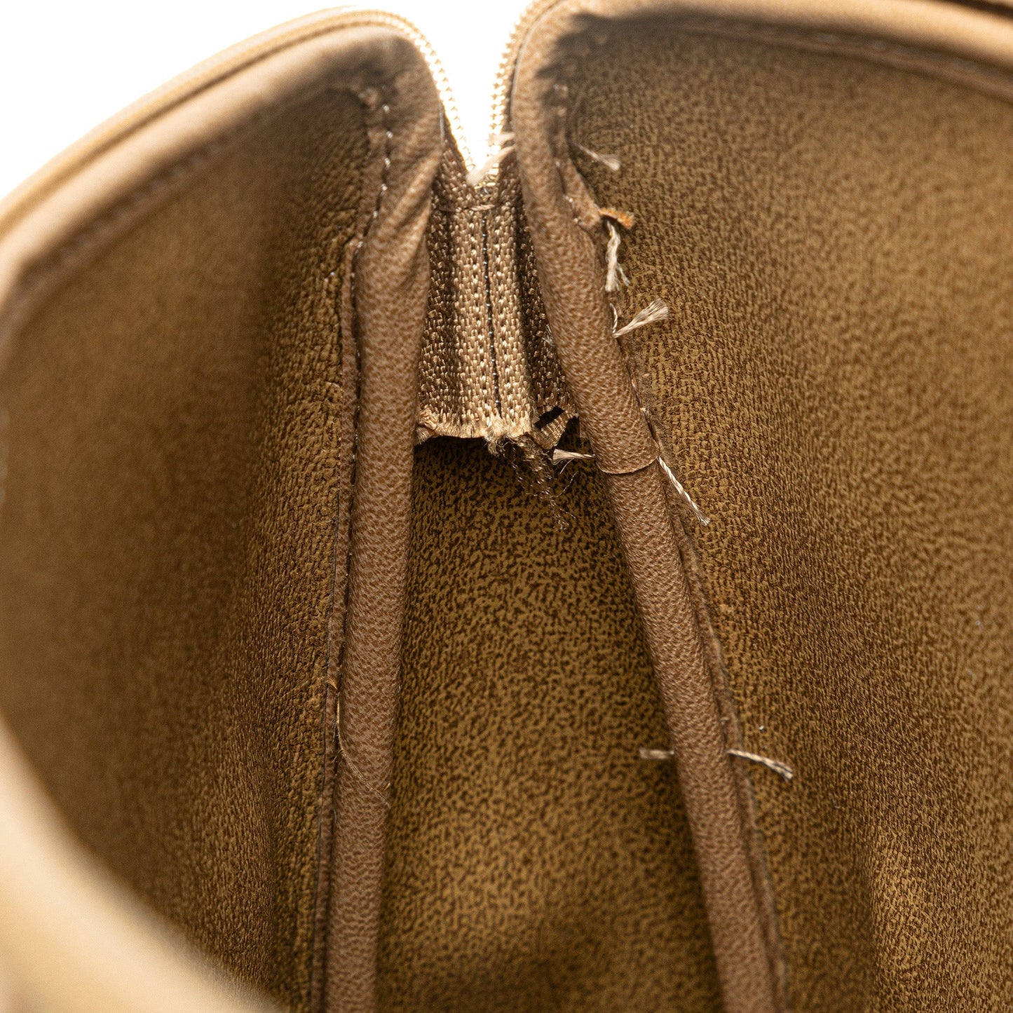 Dior Honeycomb Coated Canvas Clutch Brown