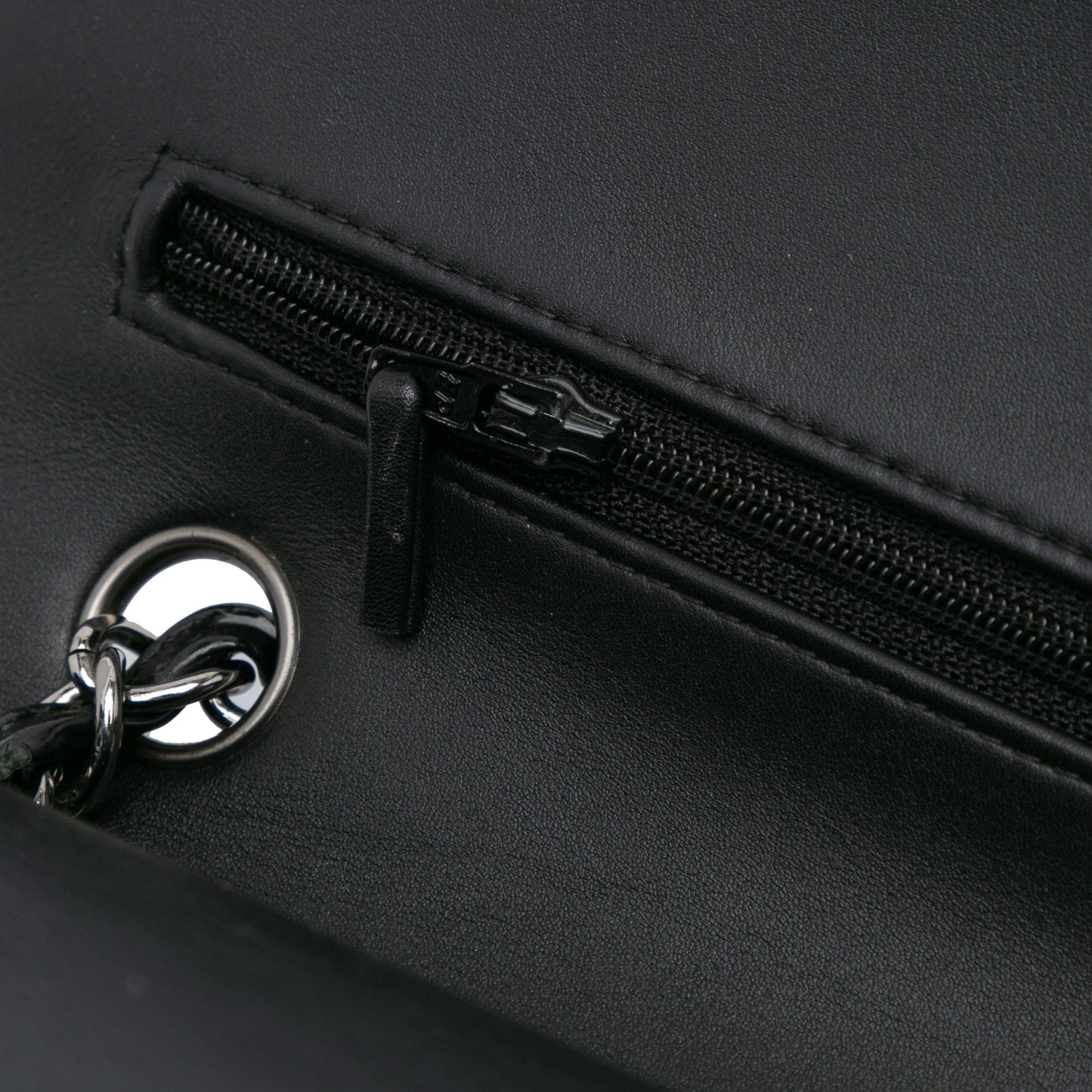 Chanel Medium Classic Patent Double Flap Black
