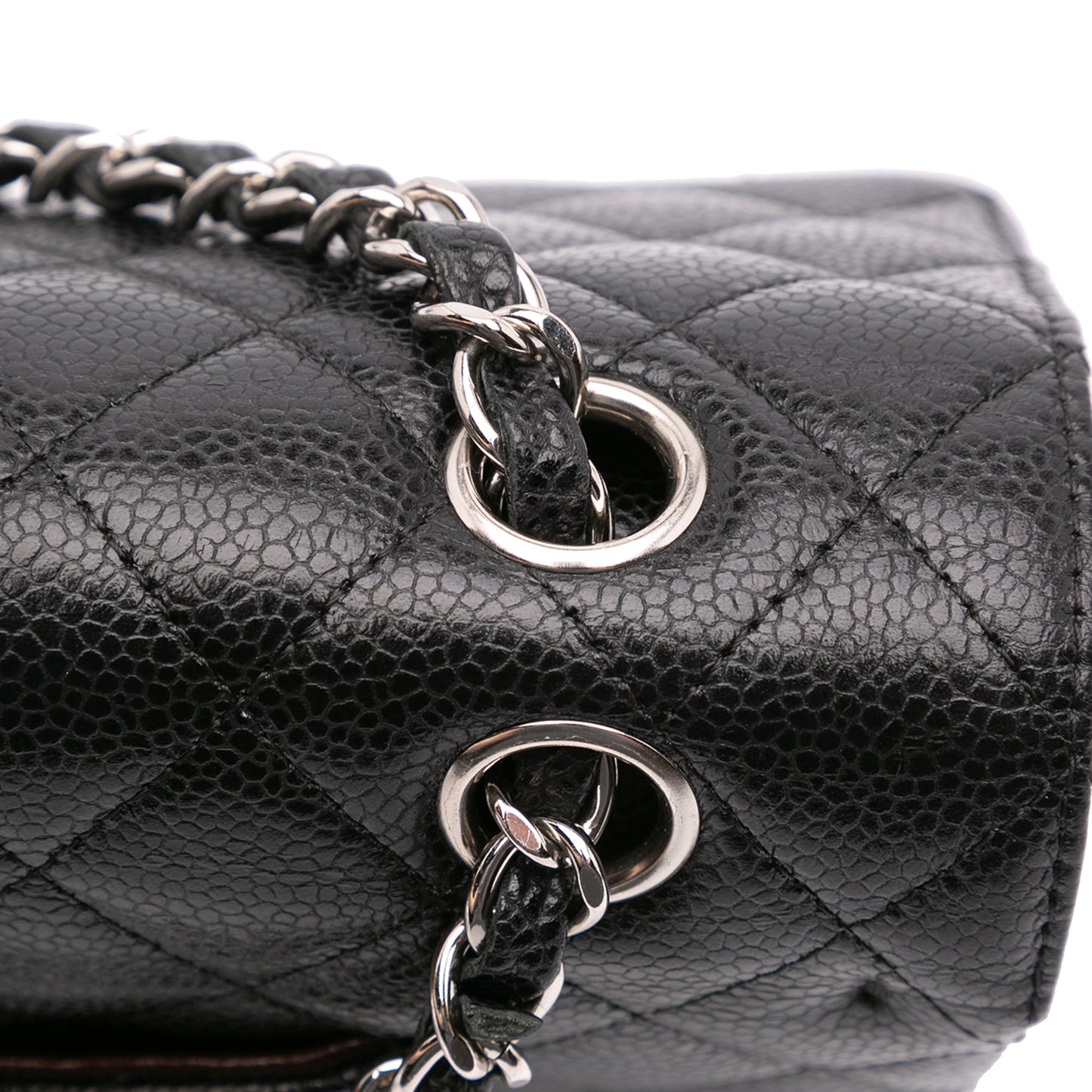 Chanel Medium Classic Caviar Double Flap Black