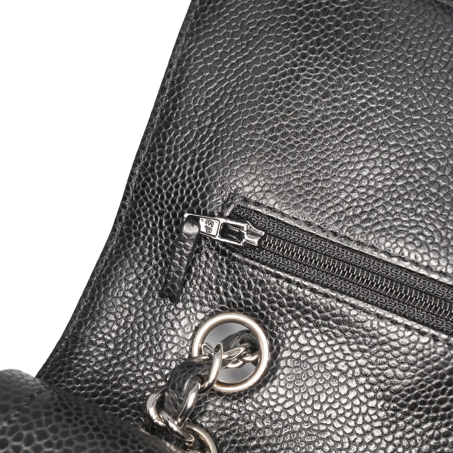 Chanel Medium Classic Caviar Double Flap Black