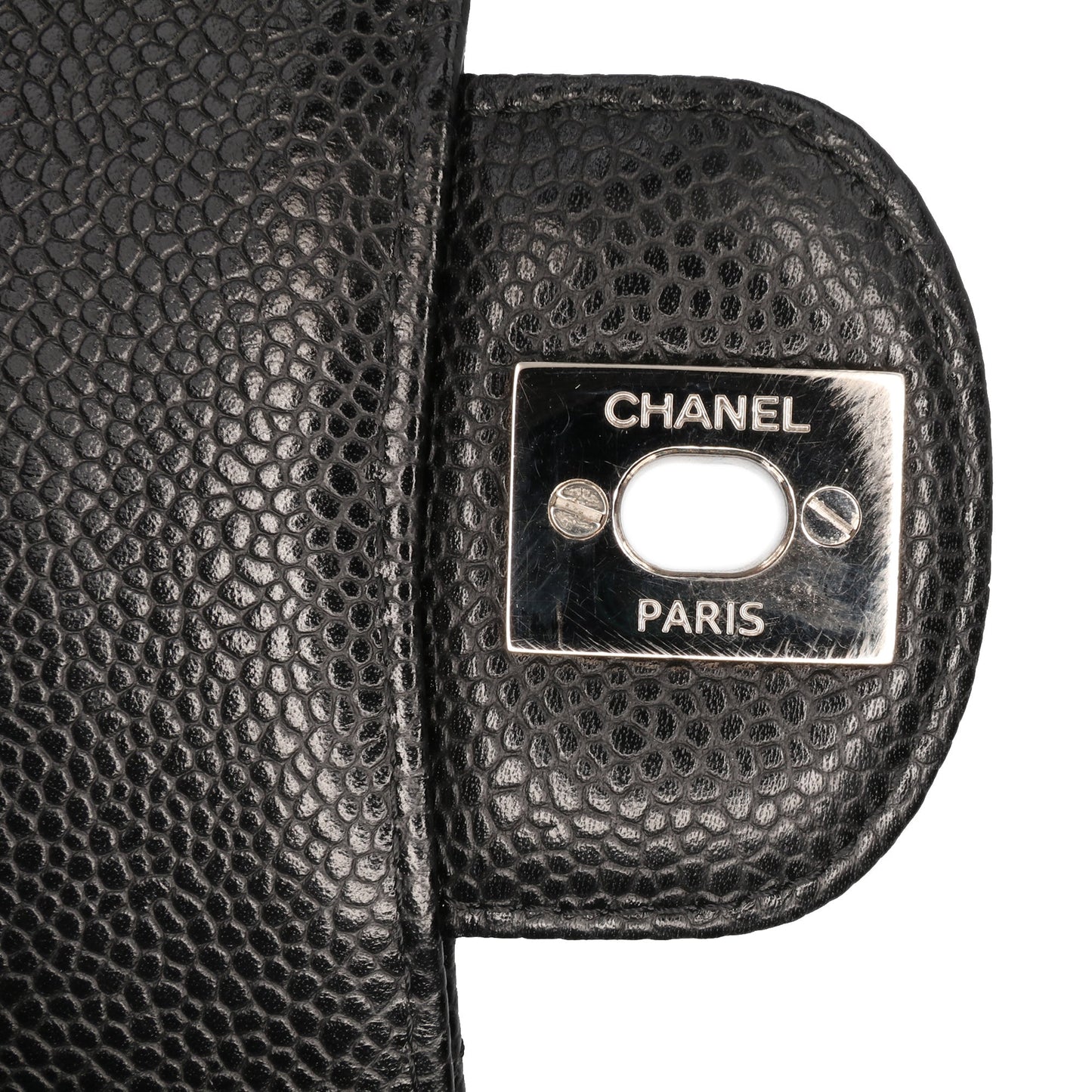 Chanel Medium Classic Caviar Double Flap Black